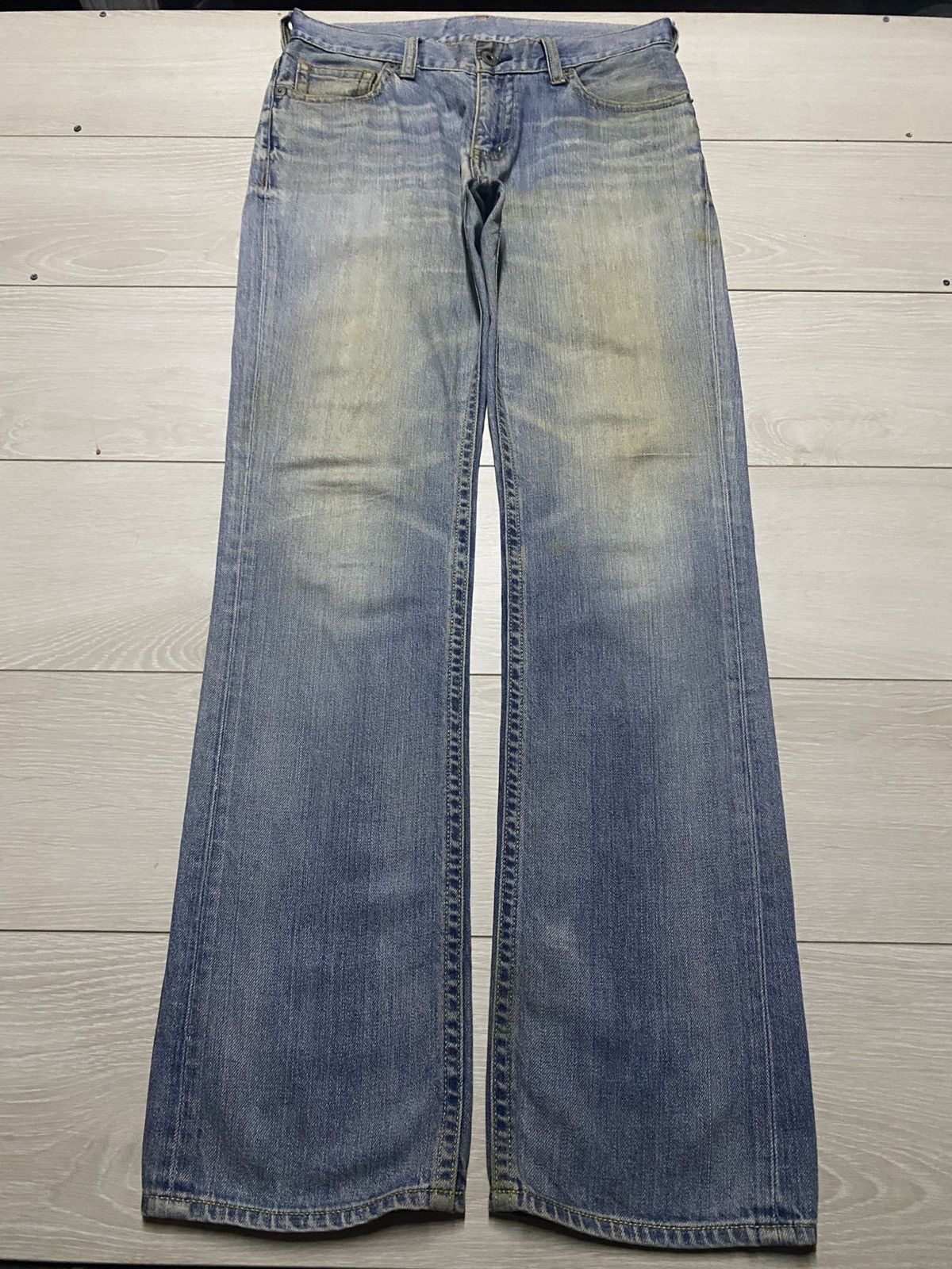 Uniqlo Vintage Uniqlo UJ Grunge Distressed Loose Jeans Size US 32 / EU 48 - 1 Thumbnail