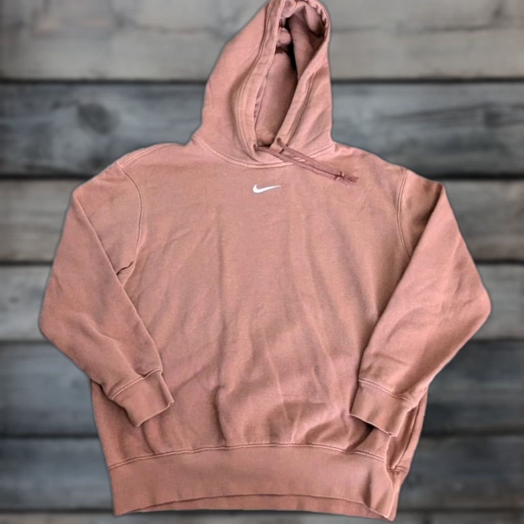 Nike Nike Center Swoosh Hoodie Womens XS Brown Sweatshirt Fleece Oversized Hooded Logo Pockets Relaxed Regular Fall Winter Sportswear 2000s? Size XS / US 0-2 / IT 36-38 - 1 Thumbnail