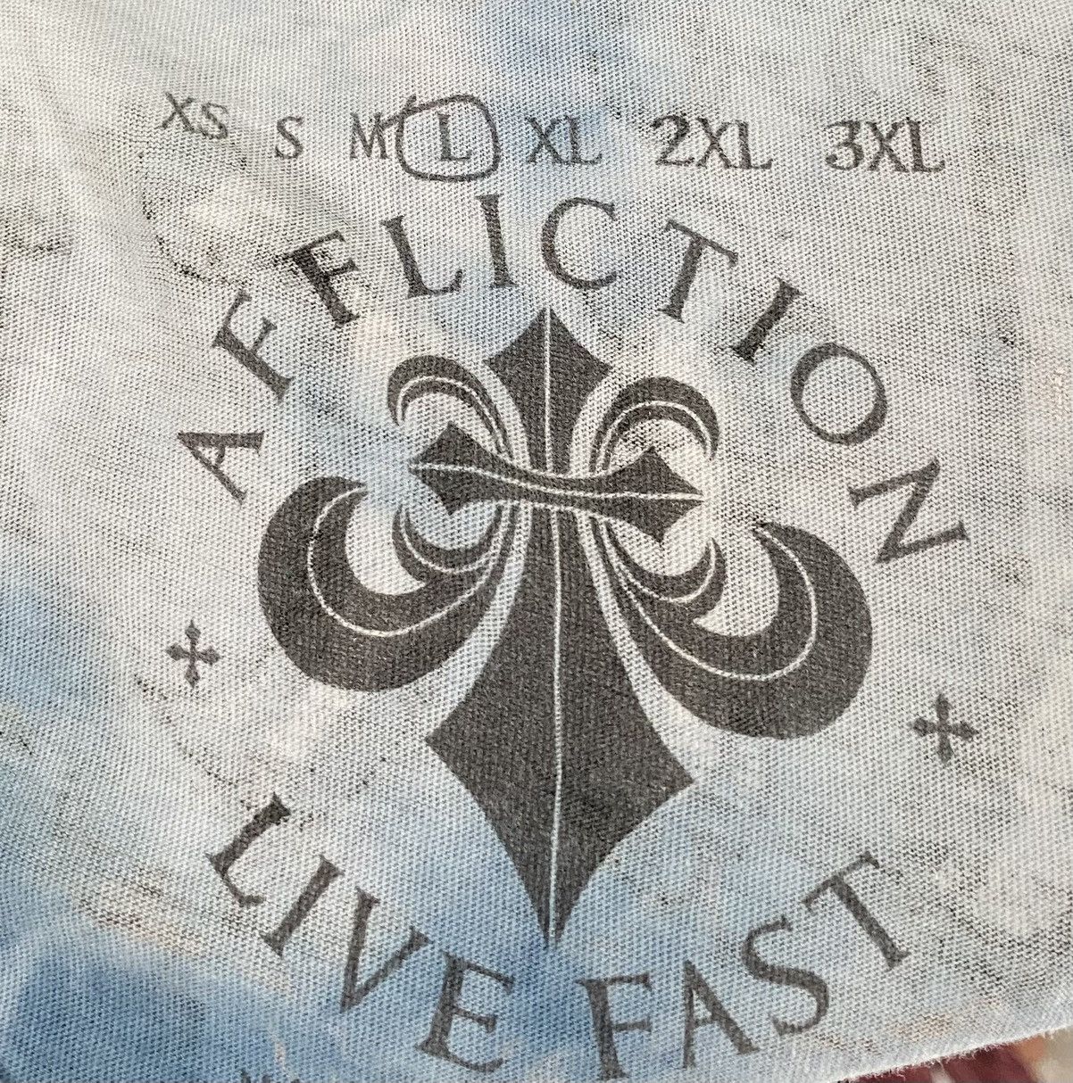 Affliction Affliction Live Fast Double Blue T-Shirt Men’s Large Size US L / EU 52-54 / 3 - 4 Thumbnail