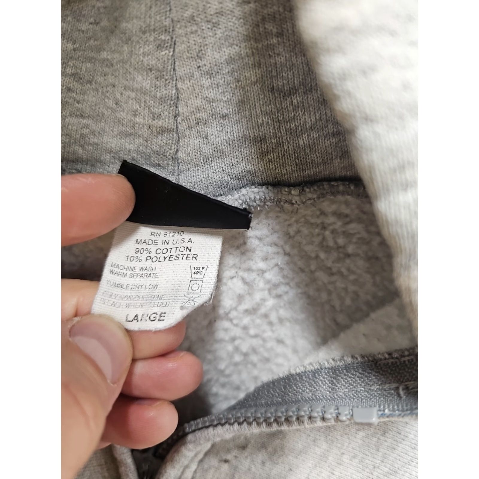 Vintage VINTAGE Camber Hoodie Mens L Gray Full Zip Heavyweight Pocketed Sweatshirt Size US L / EU 52-54 / 3 - 4 Thumbnail
