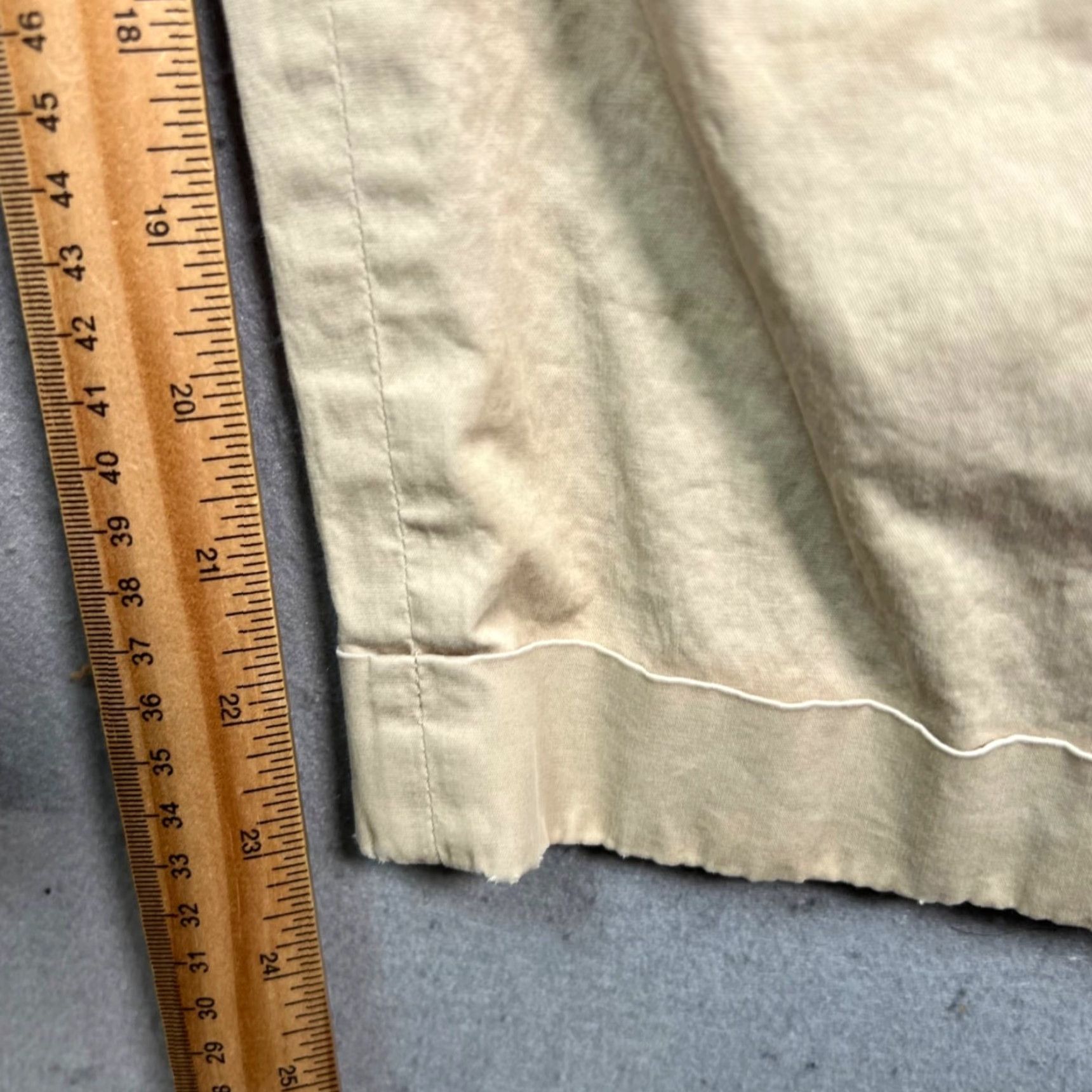 J Brand J Brand Womens Pants Cropped Straight-Leg Beige 8 Cotton Blend 24in Inseam Knit Front Flat Front Regular M Size 30" / US 8 / IT 44 - 7 Thumbnail