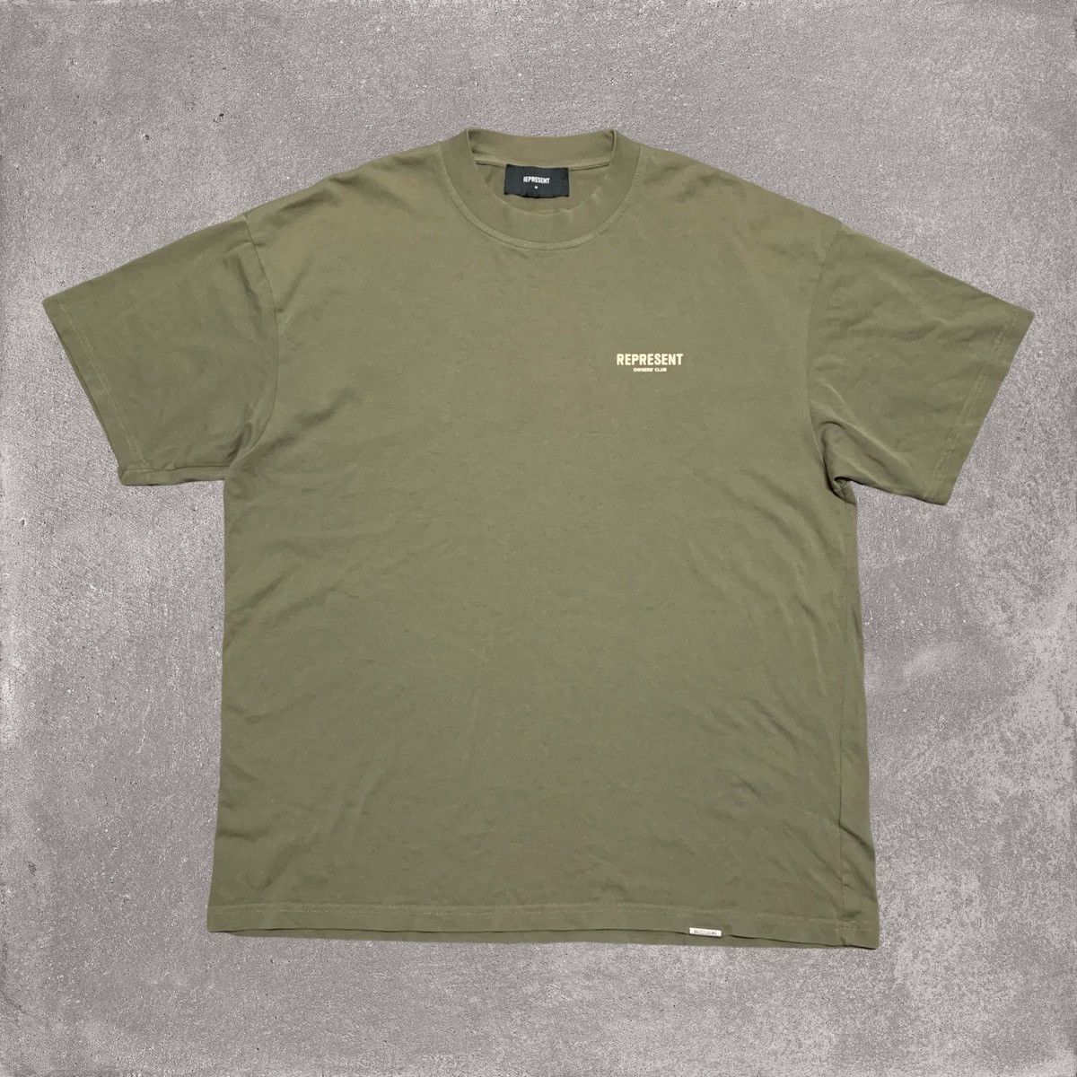 Represent Clo. Represent Medium Owners Club Khaki Green Tee Size US M / EU 48-50 / 2 - 2 Thumbnail