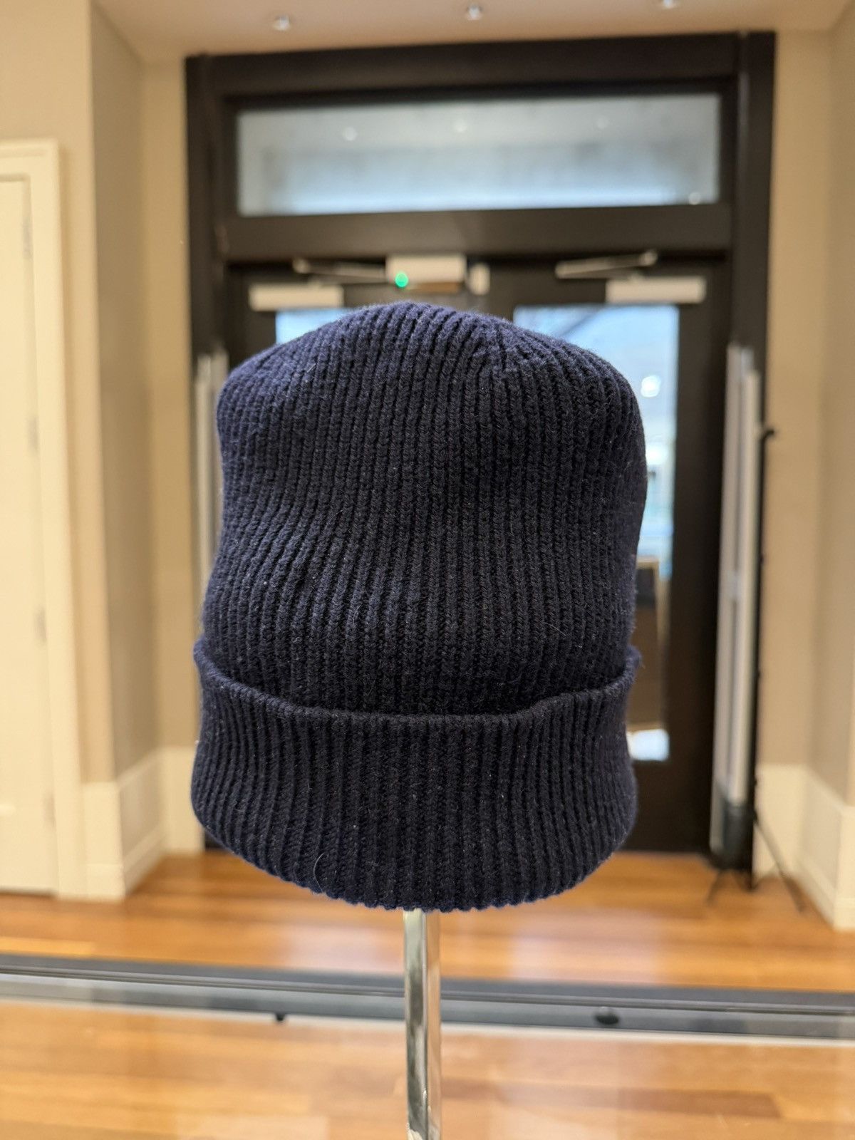 Moncler Moncler Rib Knit Wool Beanie Size ONE SIZE - 2 Thumbnail