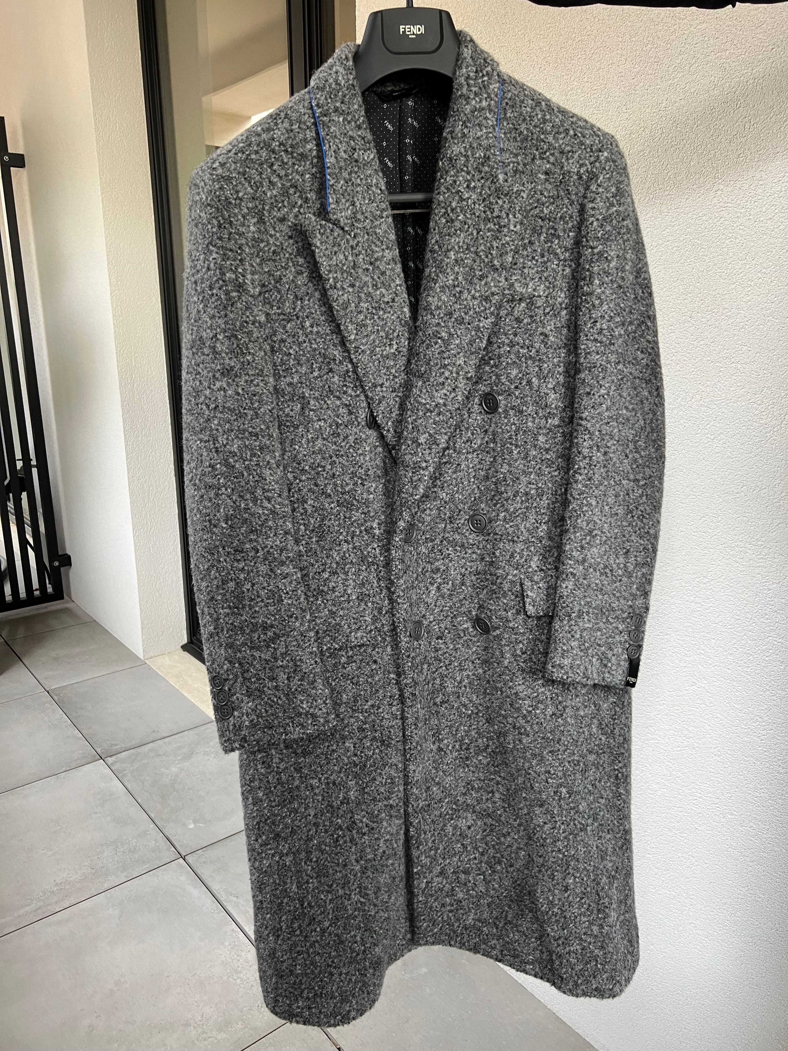 Fendi Cappotto Alpaca Double Breasted Size US M / EU 48-50 / 2 - 1 Thumbnail