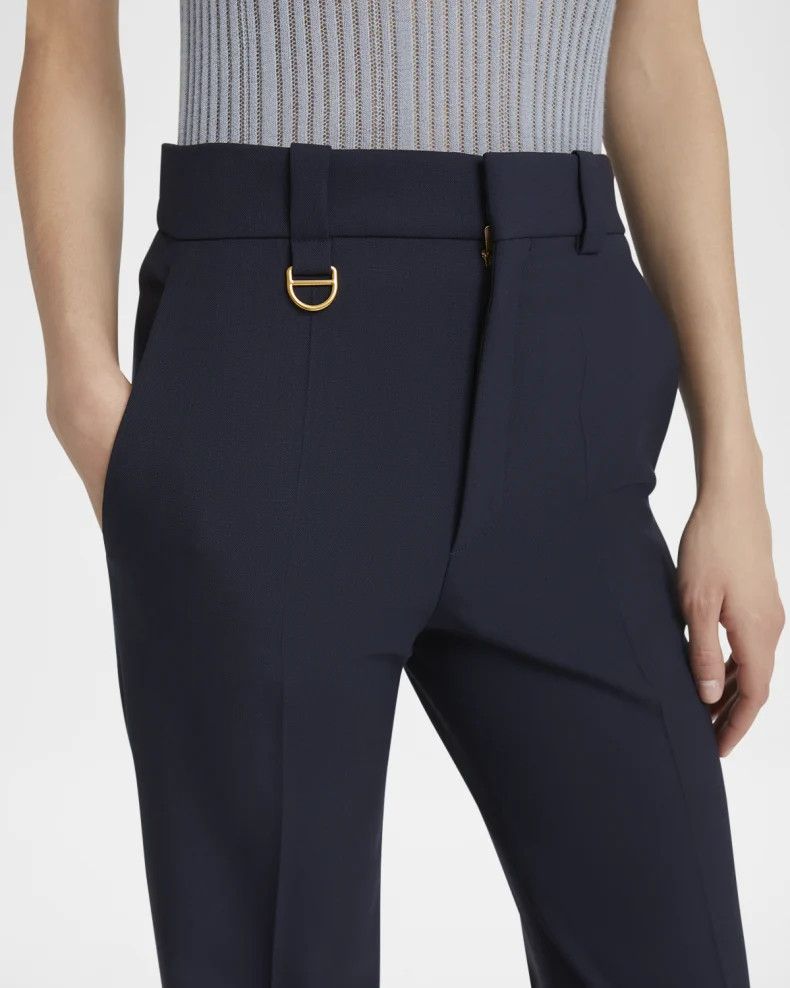 Chloe o1y0825 Casual Pant in Midnight Blue Size 27" / US 4 / IT 40 - 4 Thumbnail