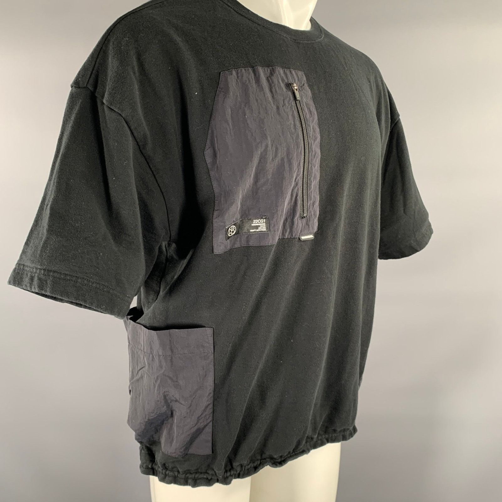 Neighborhood NEIGHBORHOOD Size M Black Graphic Cotton Oversized T-shirt Size US L / EU 52-54 / 3 - 2 Thumbnail