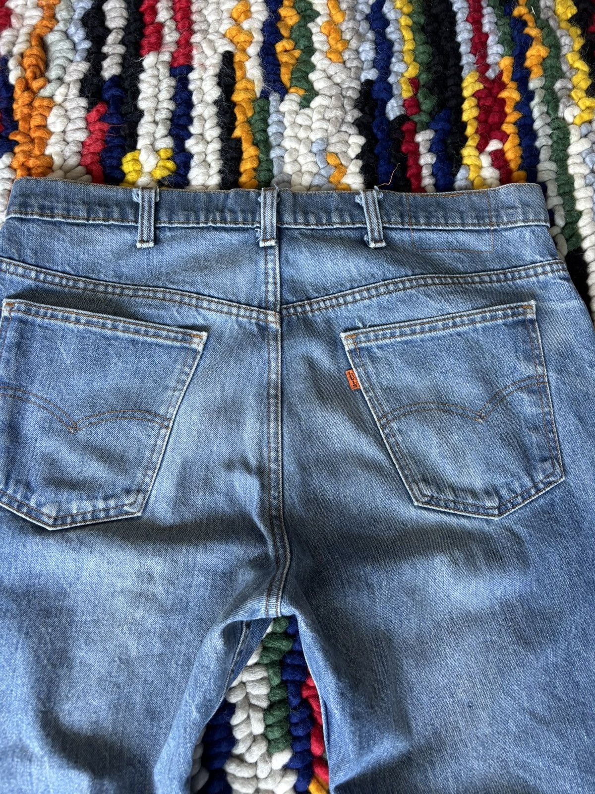 Levi's Vintage Clothing Vintage Levis Flared Orange Tab Denim Size US 36 / EU 52 - 3 Thumbnail
