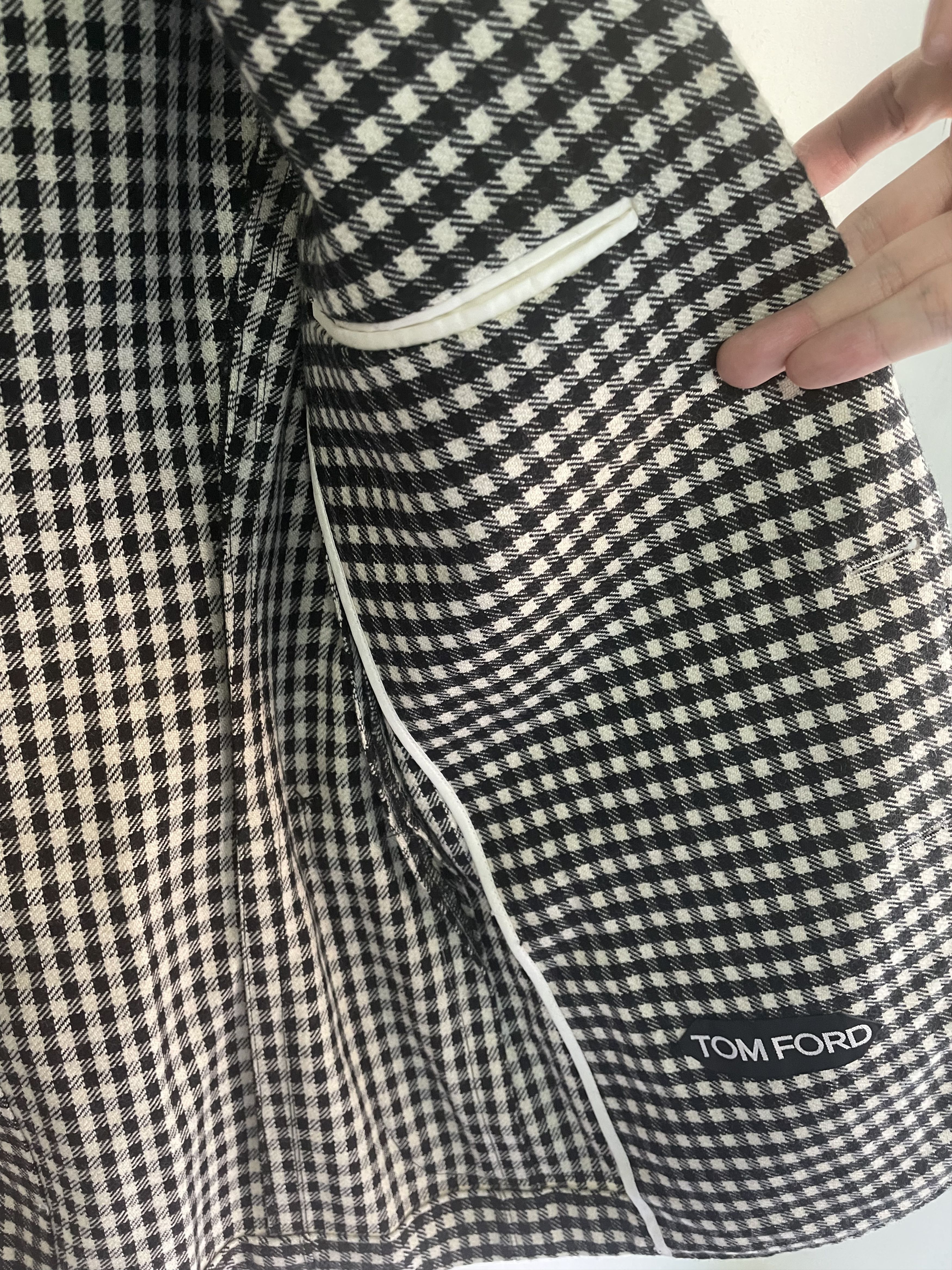 Tom Ford TOM FORD GINGHAM CHECK BLAZER Size US M / EU 48-50 / 2 - 12 Thumbnail