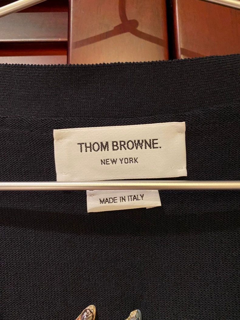 Thom Browne Thom Browne size2 Cotton knitting cardigan Size US M / EU 48-50 / 2 - 4 Thumbnail