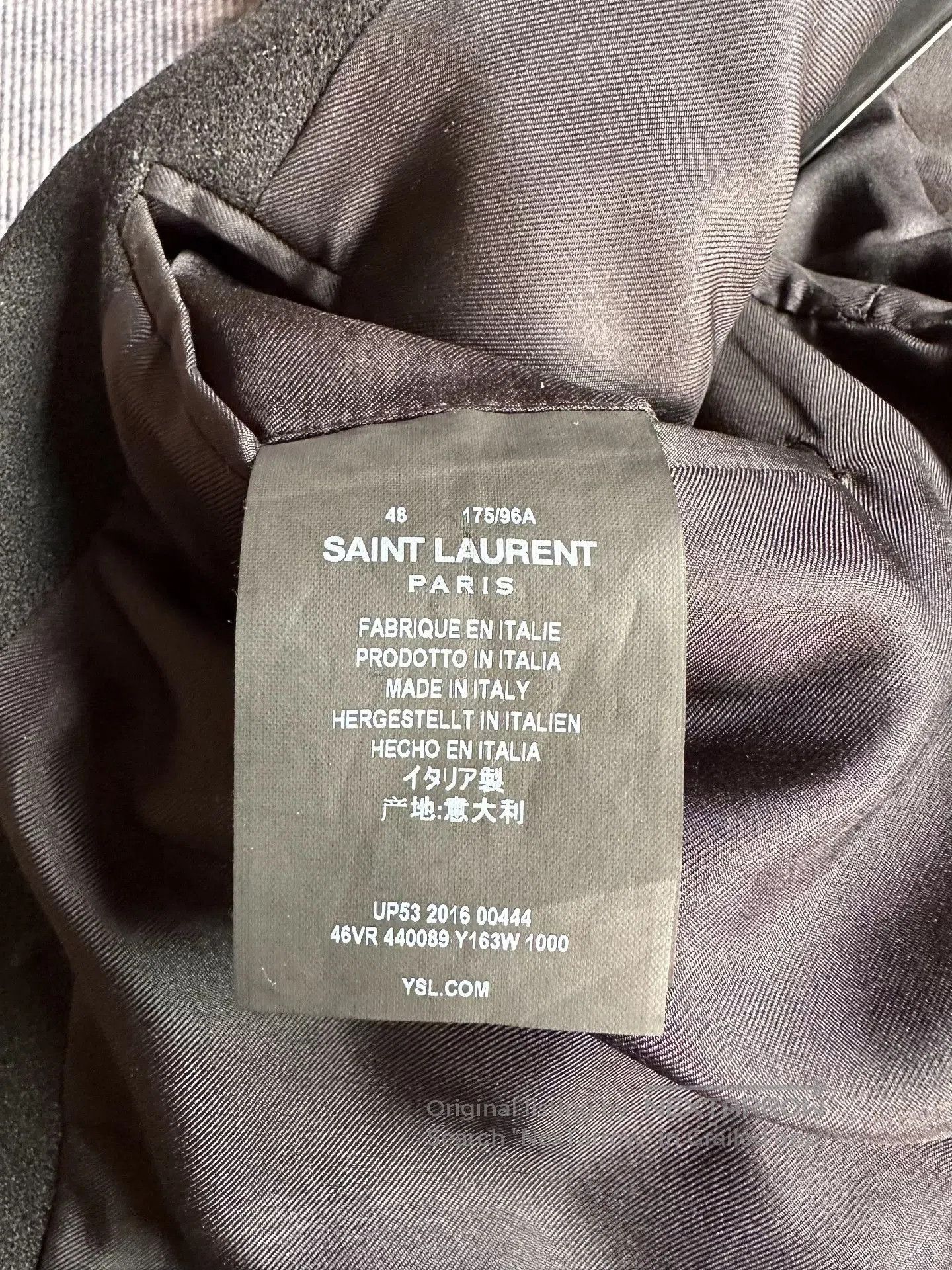 Hedi Slimane Saint Laurent 2016 Gold Button Mao Suit. Size US M / EU 48-50 / 2 - 3 Thumbnail