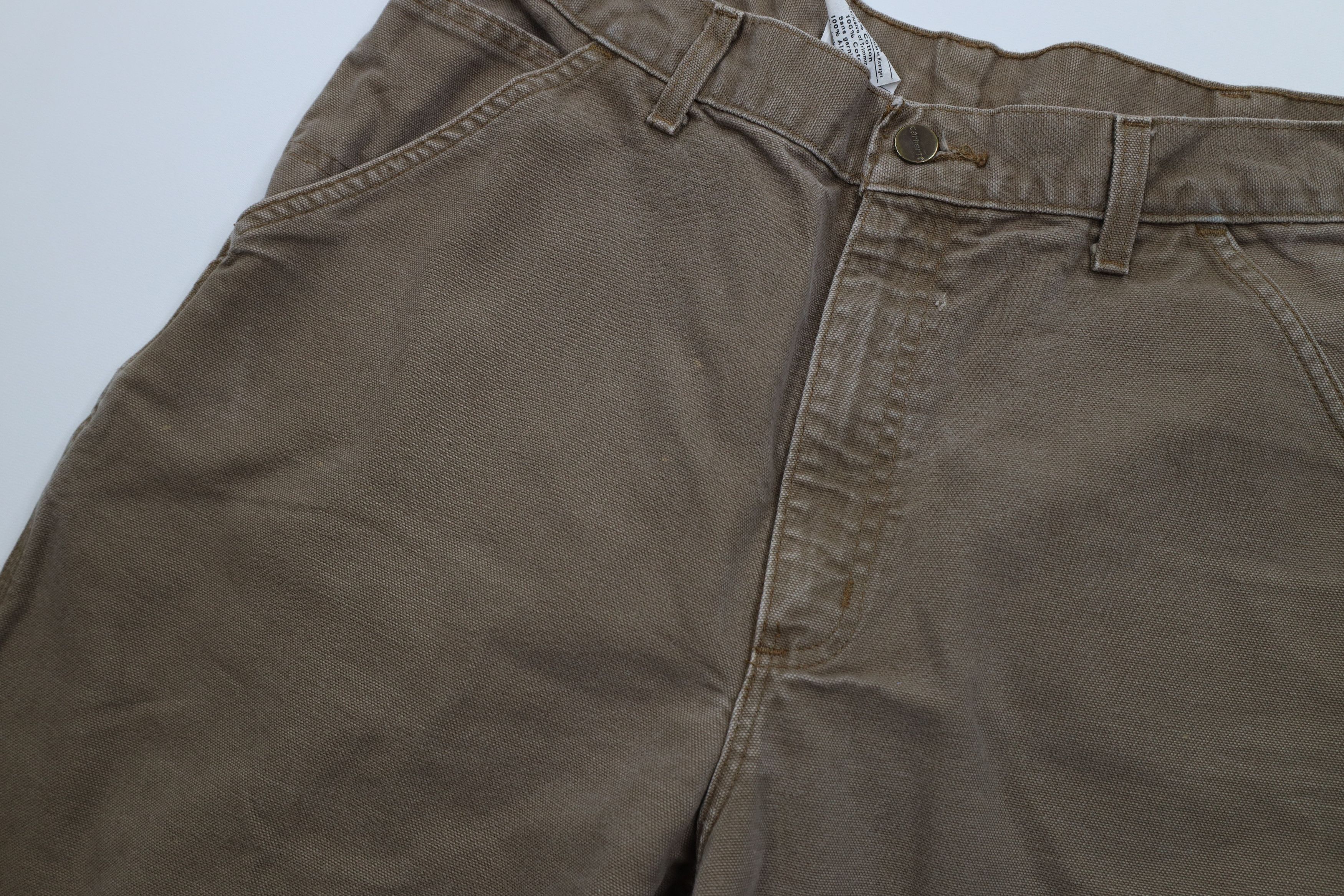 Carhartt Vintage Carhartt Canvas Dungaree Wide Leg Pants Canyon Brown Size US 32 / EU 48 - 8 Thumbnail