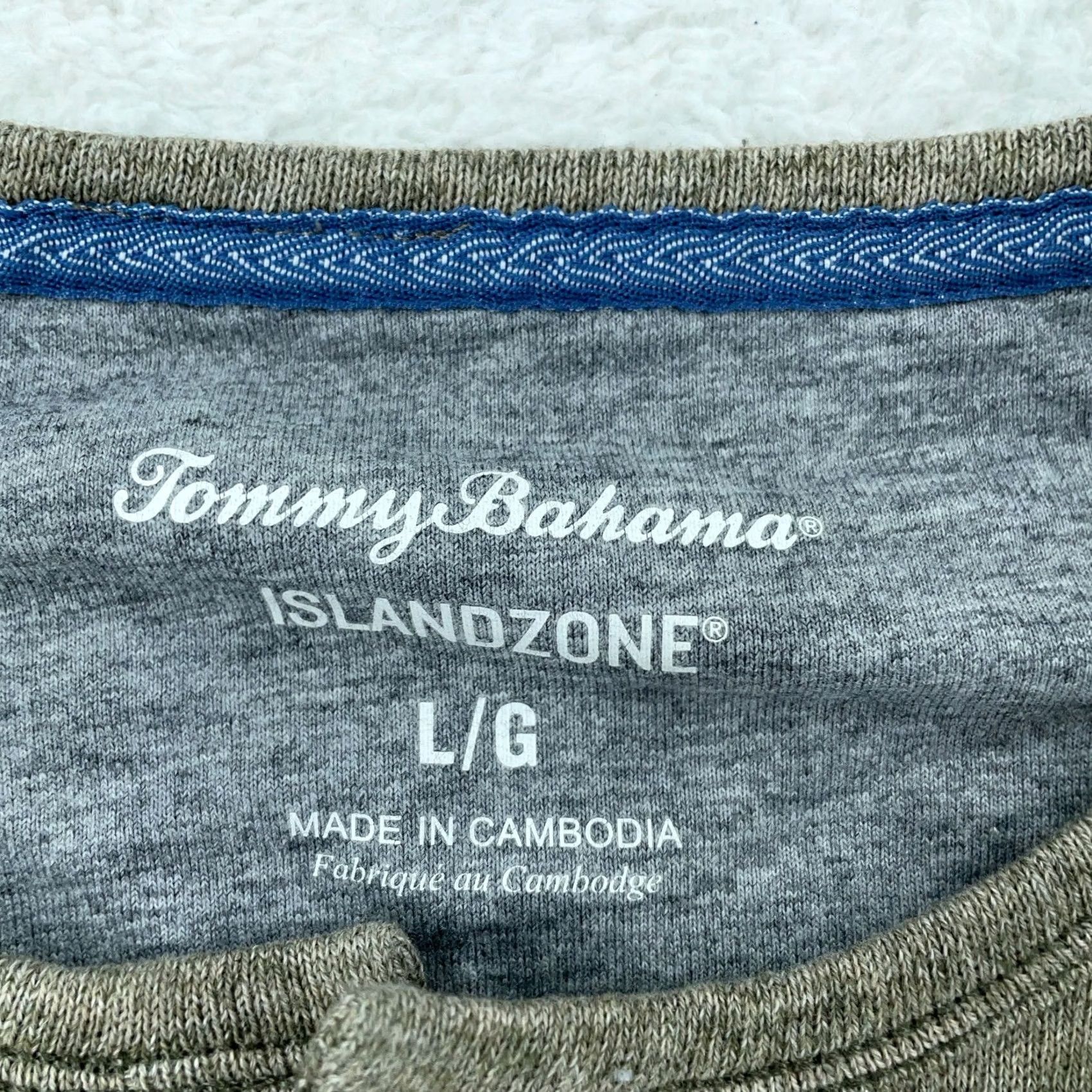 Tommy Bahama Tommy Bahama Oahu Shores Henley Shirt Mens Large Green Long Sleeve Islandzone Button Casual Indoor Outdoor Tee Size US L / EU 52-54 / 3 - 3 Thumbnail