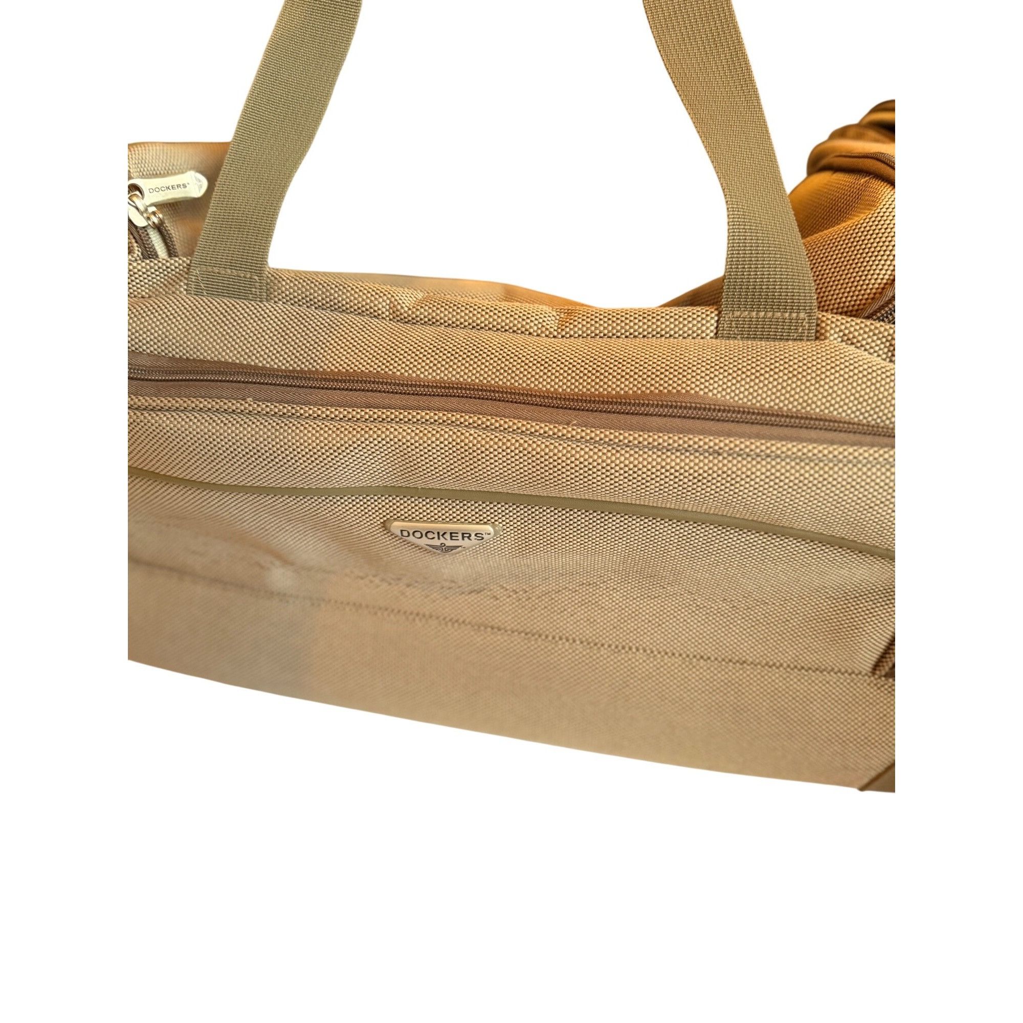 Dockers Dockers Beige Rolling Duffel Bag With Telescopic Handle & Mu Size ONE SIZE - 15 Thumbnail
