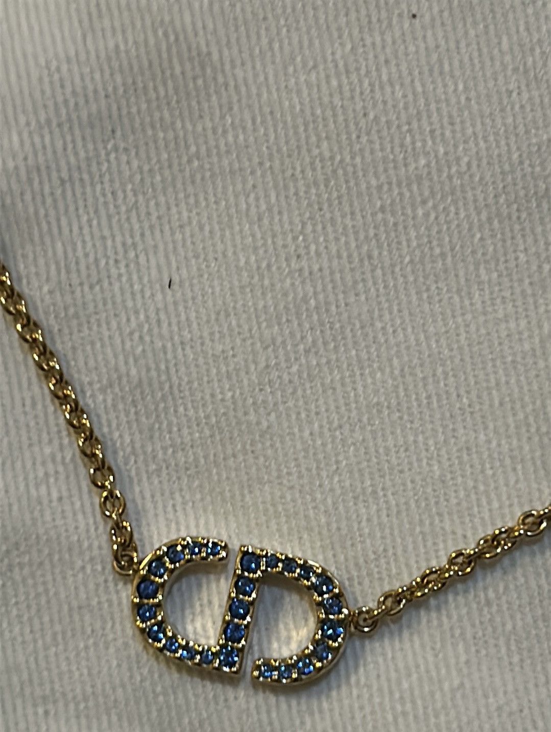 Dior Christian Dior PETIT CD NECKLACE Gold-Finish Metal Size ONE SIZE - 7 Thumbnail