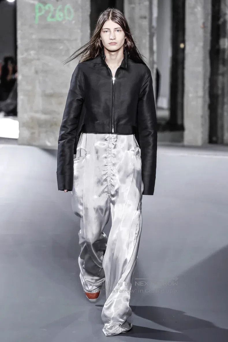 Rick Owens Rick Owens 17ss runway cropped stand collar administrative Size XL / US 12-14 / IT 48-50 - 9 Thumbnail