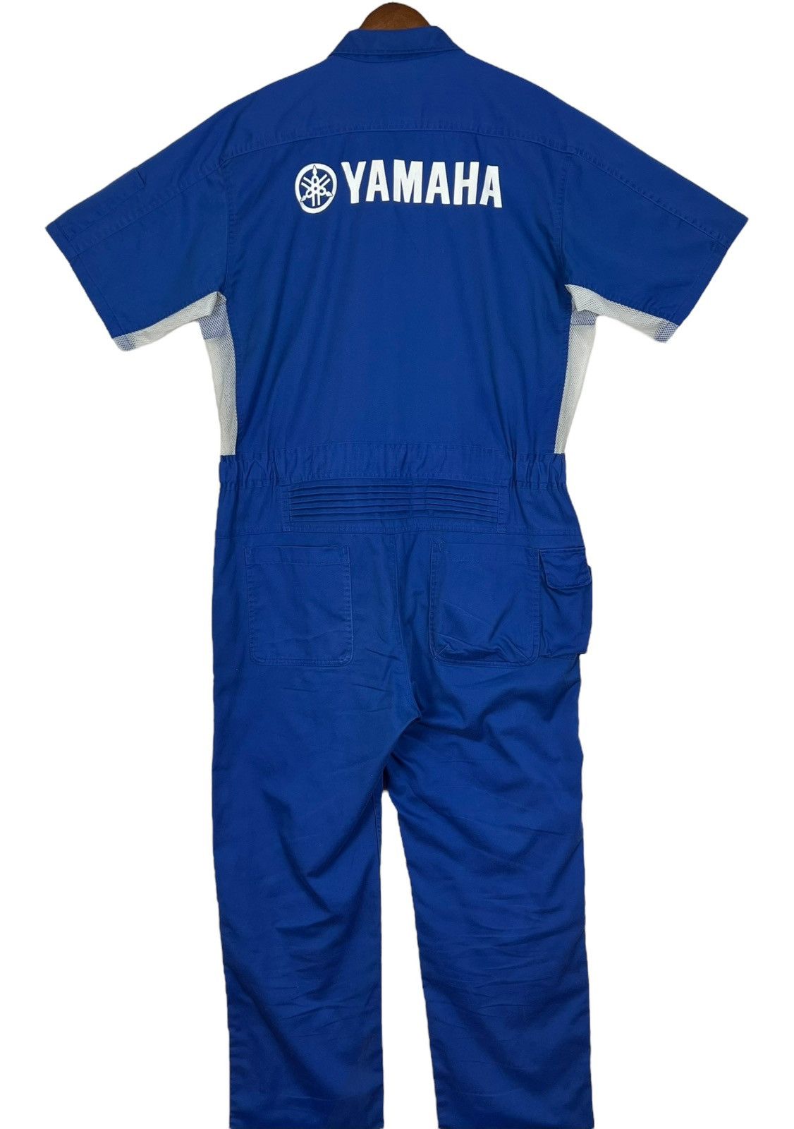 Yamaha Vintage Yamaha Valentino Rossi R1 Racing Mechanic Jumpsuit Size US 41 - 1 Thumbnail