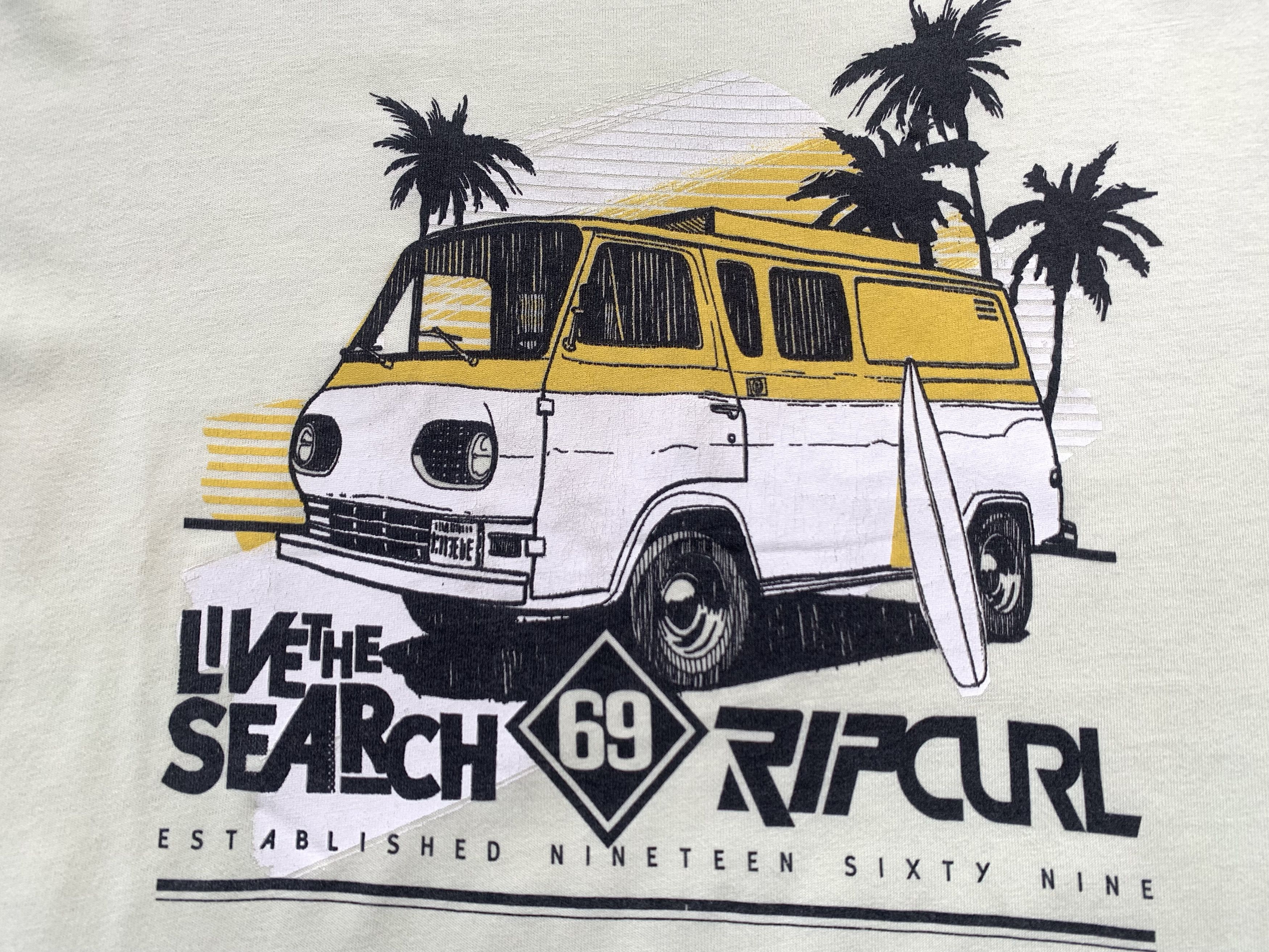 Rip Curl Rip Curl Mens Cotton Print T Shirt Size US L / EU 52-54 / 3 - 5 Thumbnail