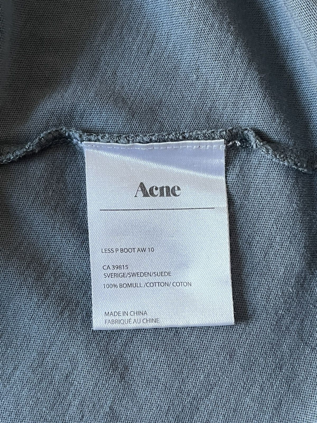 Acne Studios Acne “Less P” Western Boots Print Tee Size US M / EU 48-50 / 2 - 9 Thumbnail