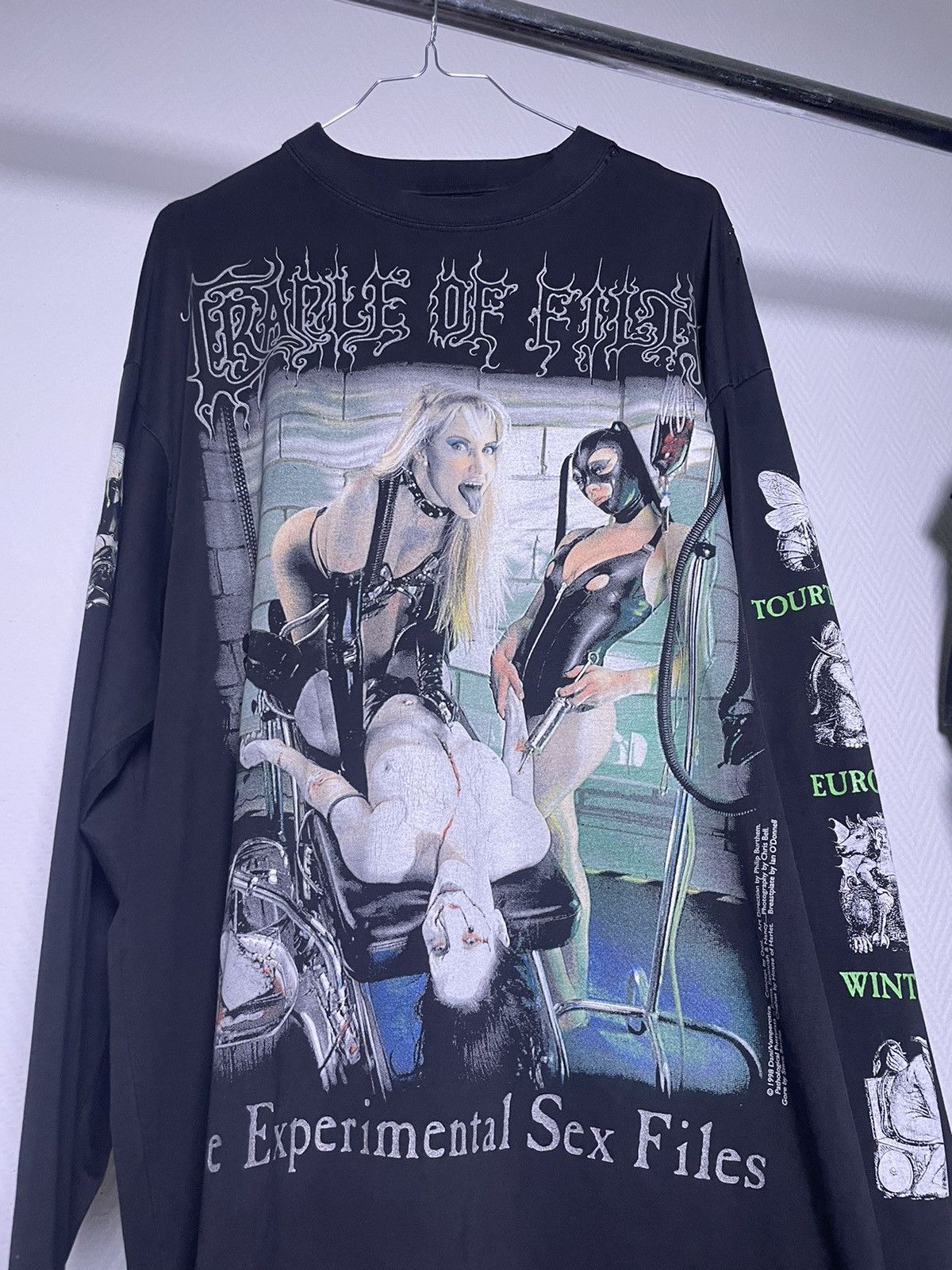 Vintage 1998 Cradle Of Filth Experimental Sex Files Longsleeve | Grailed