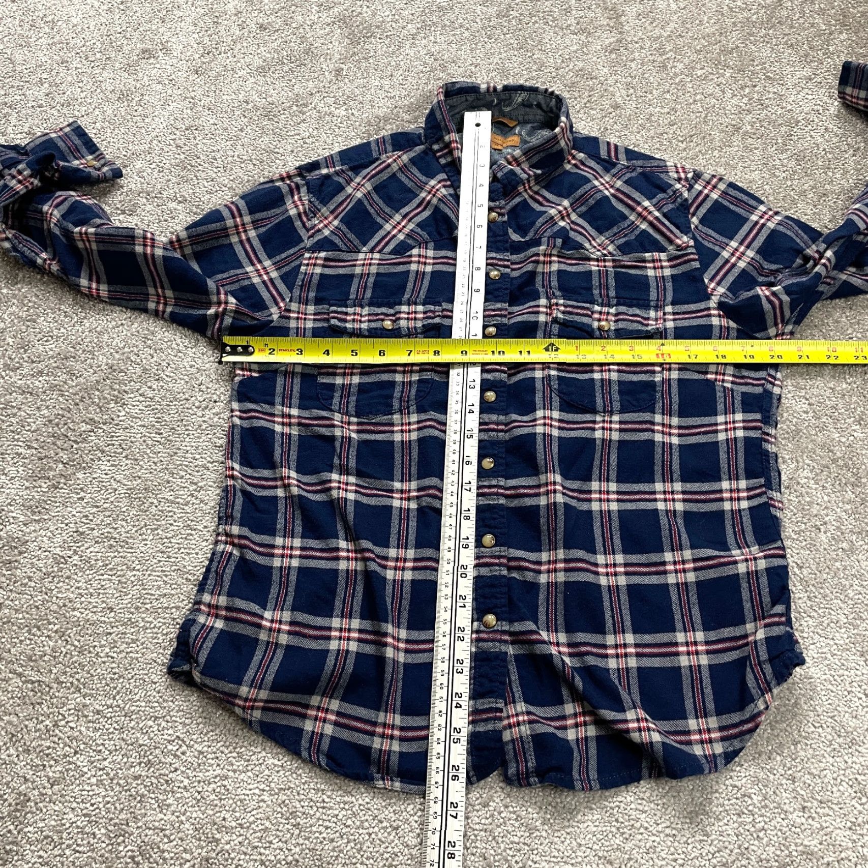 Vintage VINTAGE JACHS Girlfriend Shirt Womens Medium Flannel Plaid Casual Long Sleeve Fall Spring Summer Women Size M / US 6-8 / IT 42-44 - 5 Thumbnail