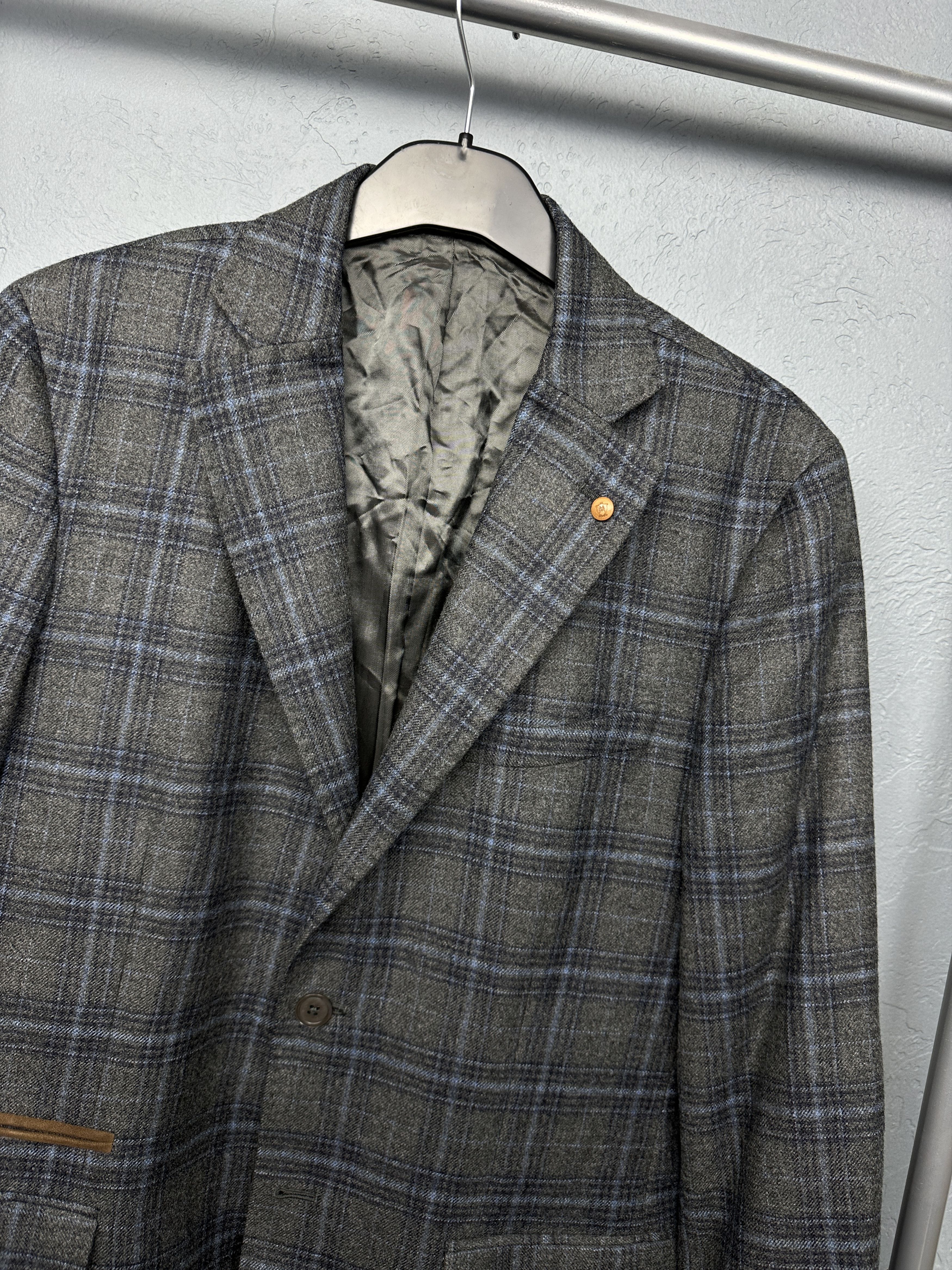 Massimo Dutti Massimo Dutti Mens Wool Blazer Jacket Size US M / EU 48-50 / 2 - 2 Thumbnail