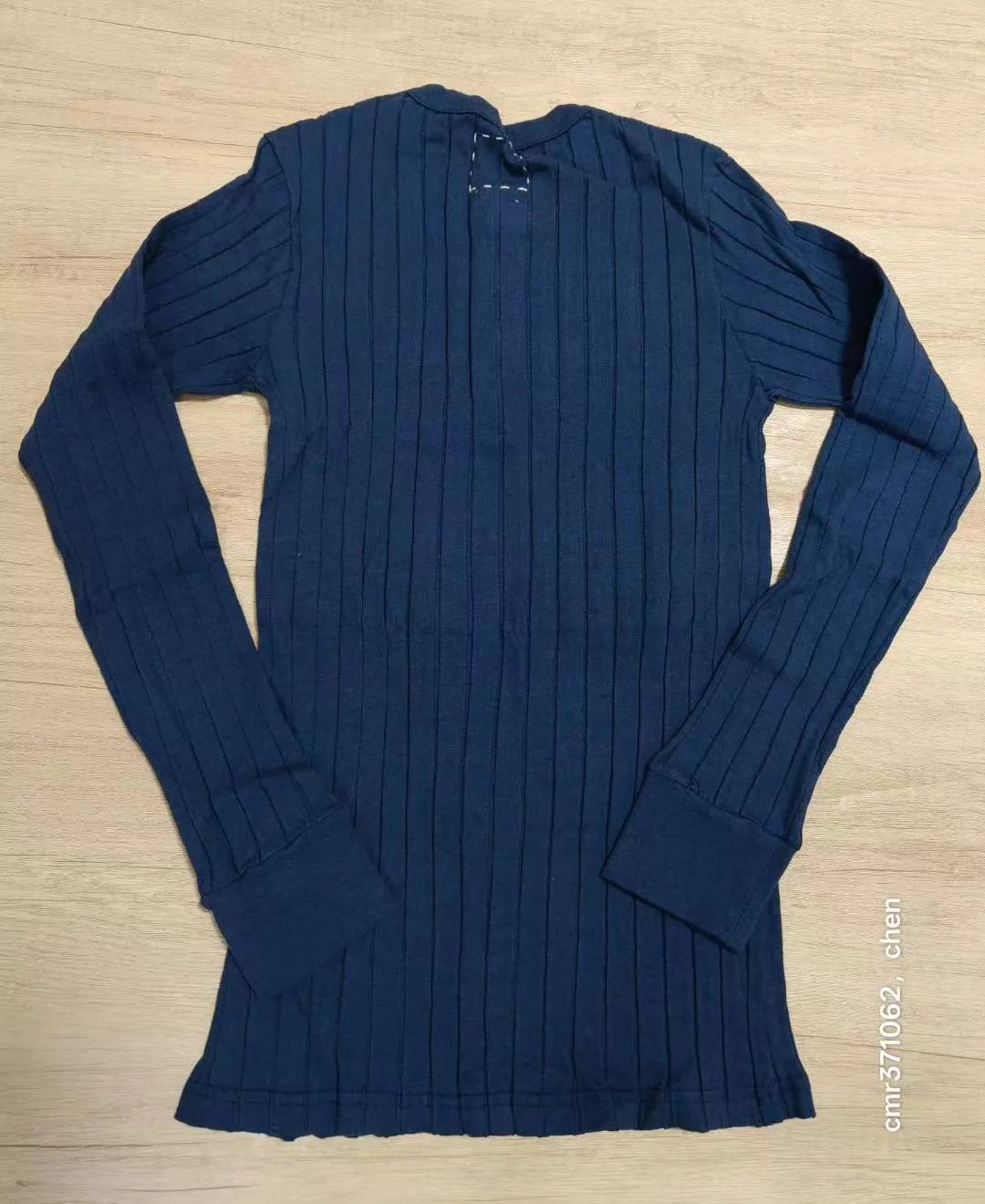Visvim visvim 15AW Ribs Henley L/S Navy Women's 2 New Size M / US 6-8 / IT 42-44 - 6 Thumbnail