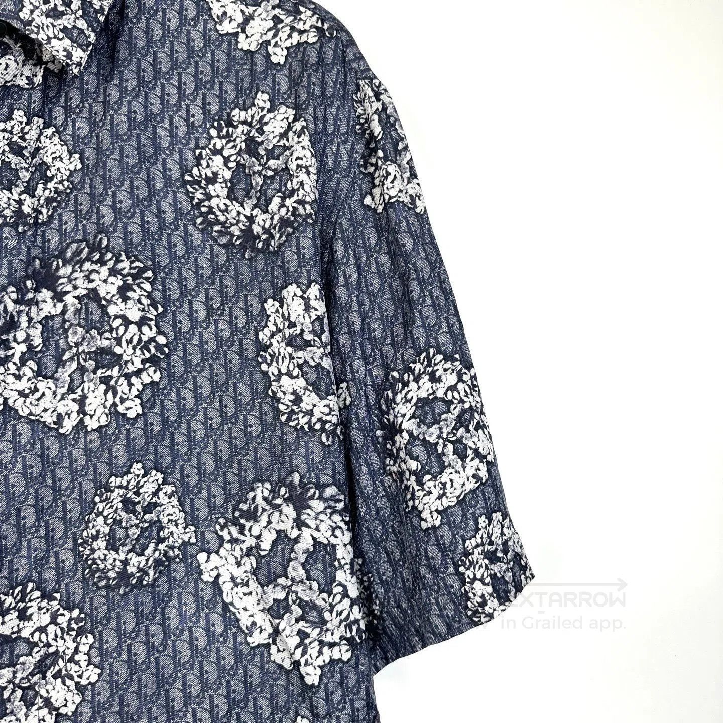 Dior DIOR x Denim Tears Silk Monogram Oversized Shirt. Size US XL / EU 56 / 4 - 5 Thumbnail