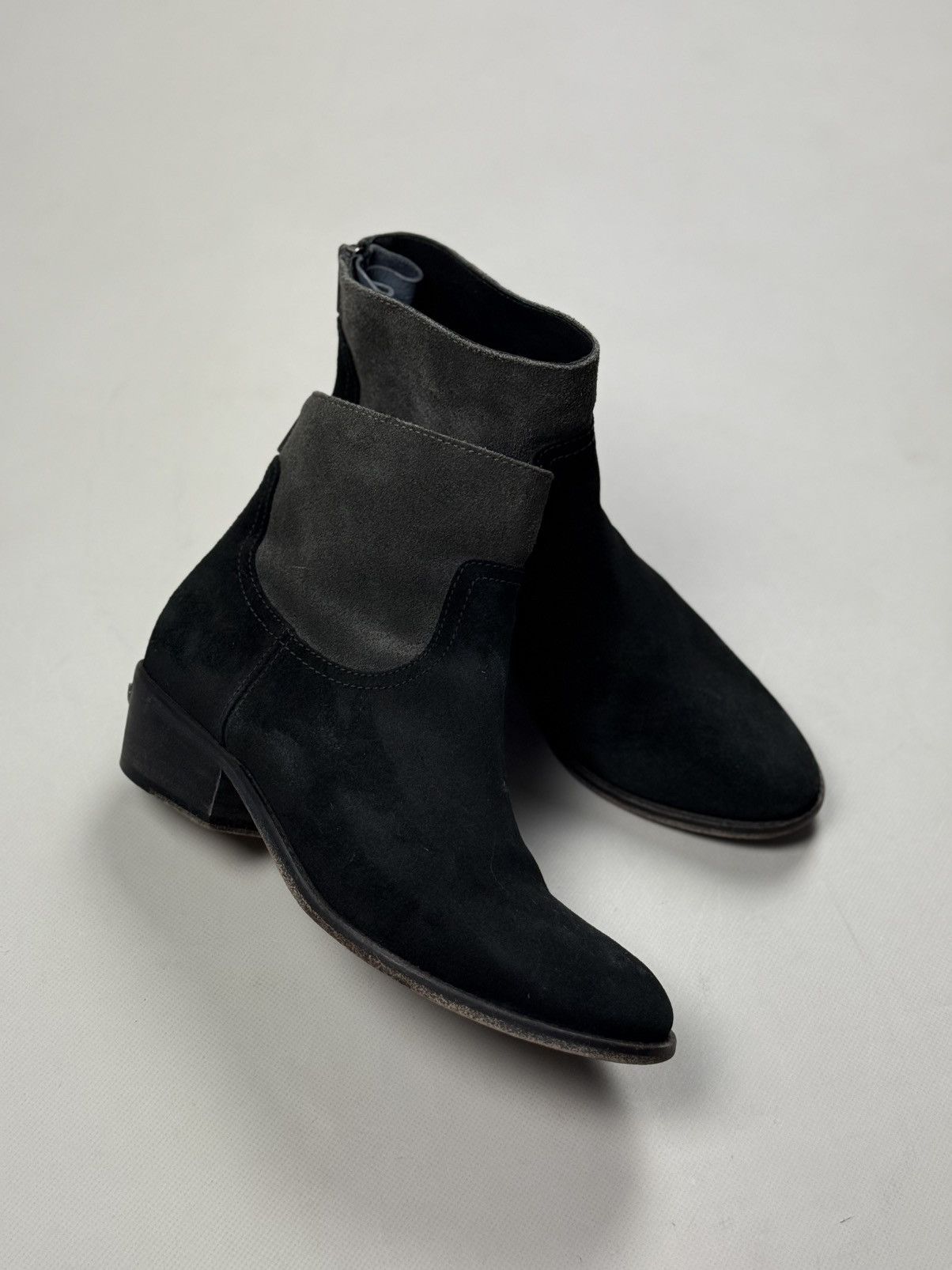Zadig & Voltaire Zadig & Voltaire Ladies Suede Ankle Zip Biker Boots Shoes Size US 7 / IT 37 - 3 Thumbnail