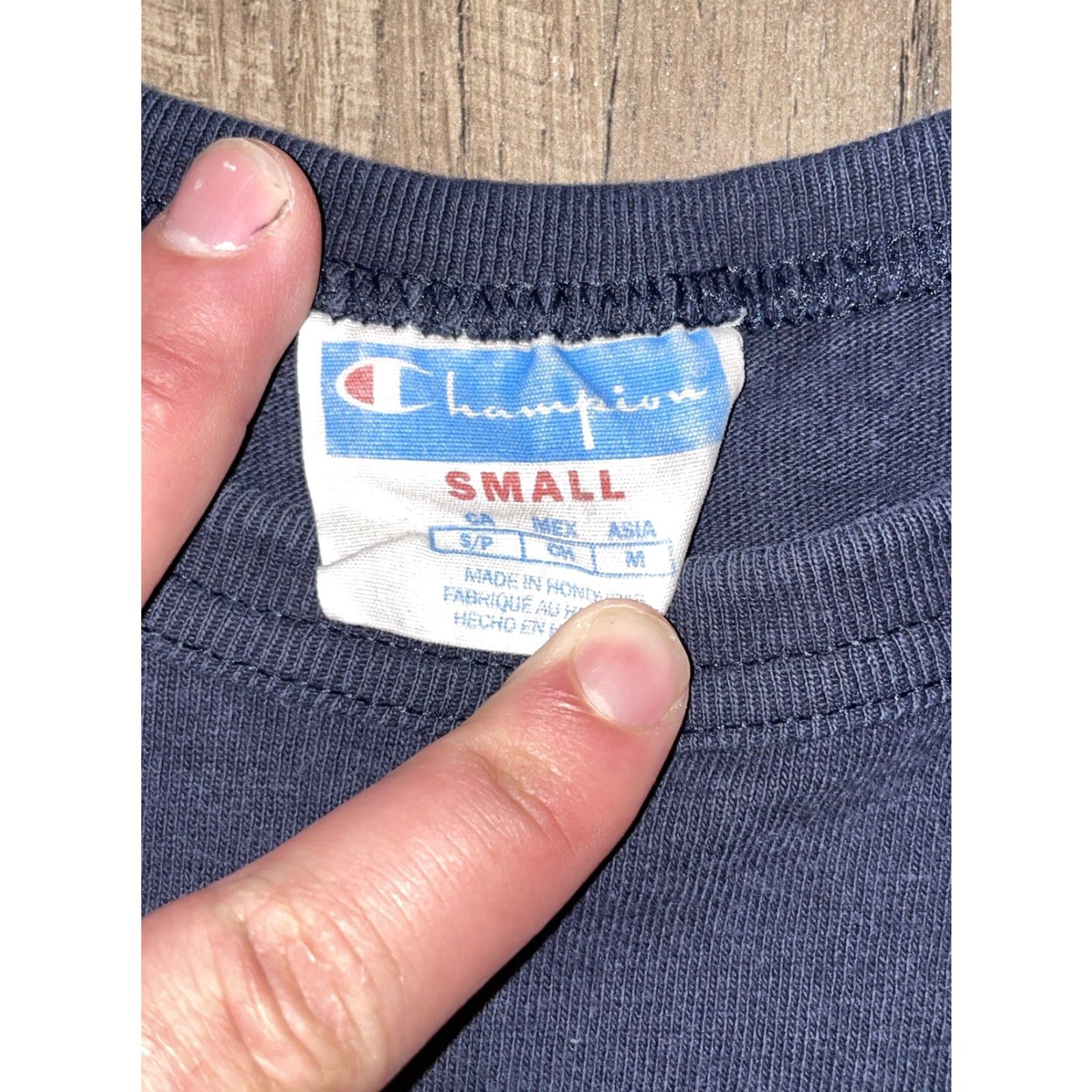 Champion Champion T-Shirt Men S Small Navy Blue Sports Size US S / EU 44-46 / 1 - 2 Thumbnail
