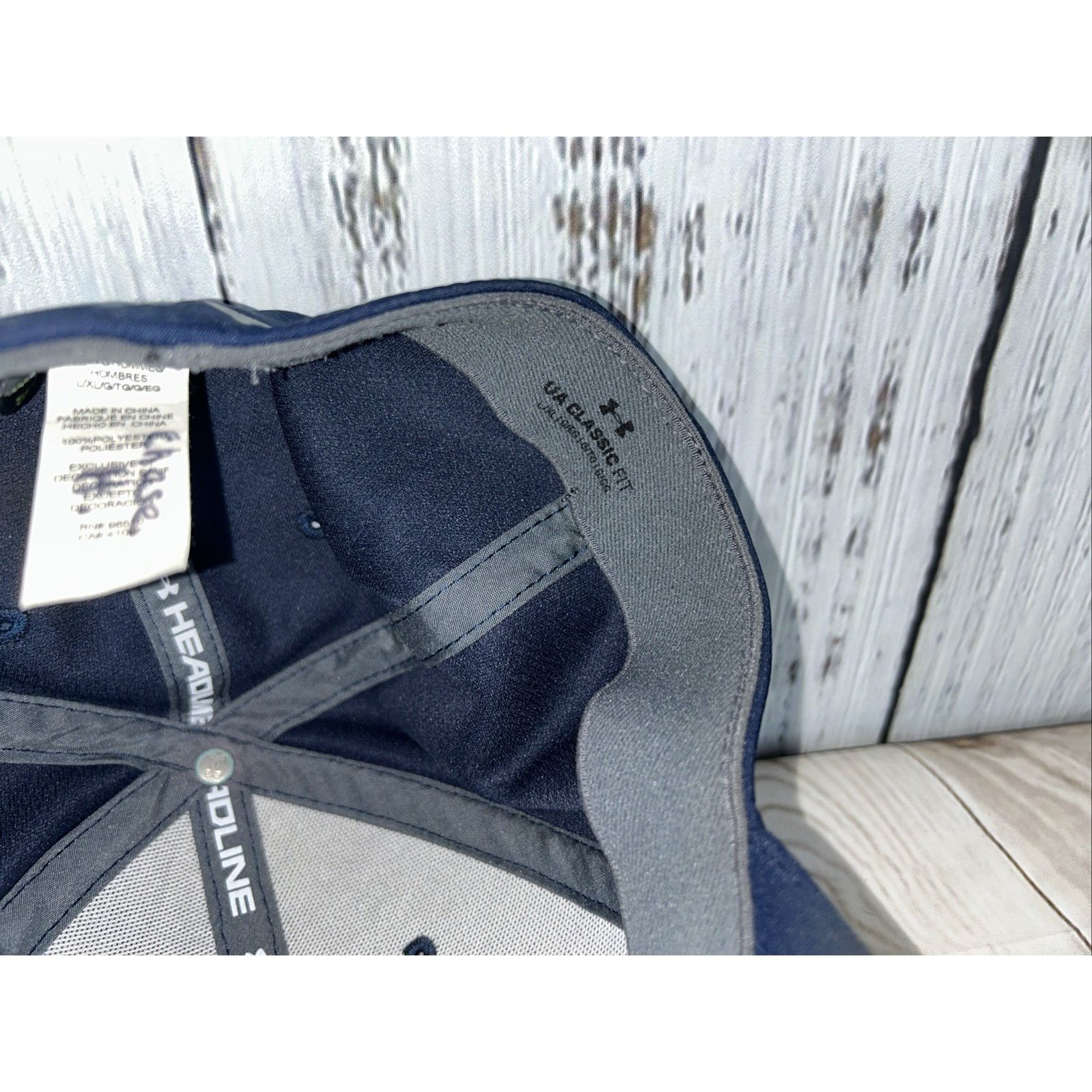 Under Armour Under Armour Golf Cap Large Blue Classic Fit Water-Repellant Size ONE SIZE - 6 Thumbnail