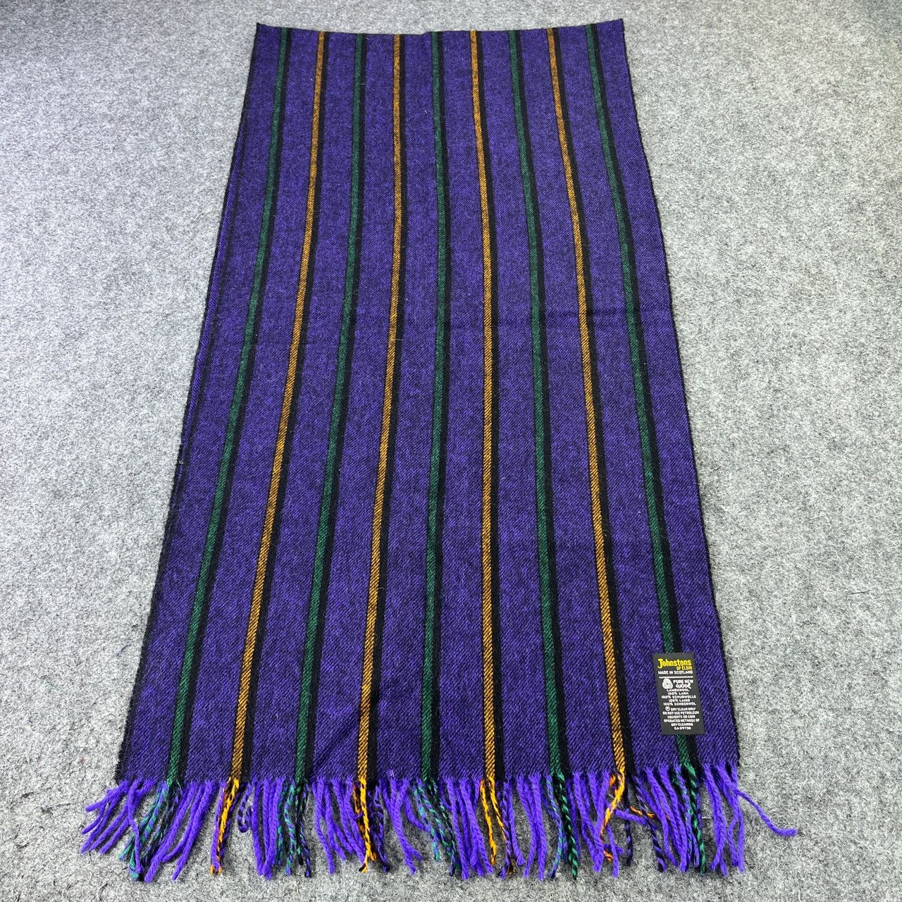 Johnstons Of Elgin × Vintage Johstons Of Elgin Stole / Scarf / Muffler / Neckwear T568 Size ONE SIZE - 1 Thumbnail