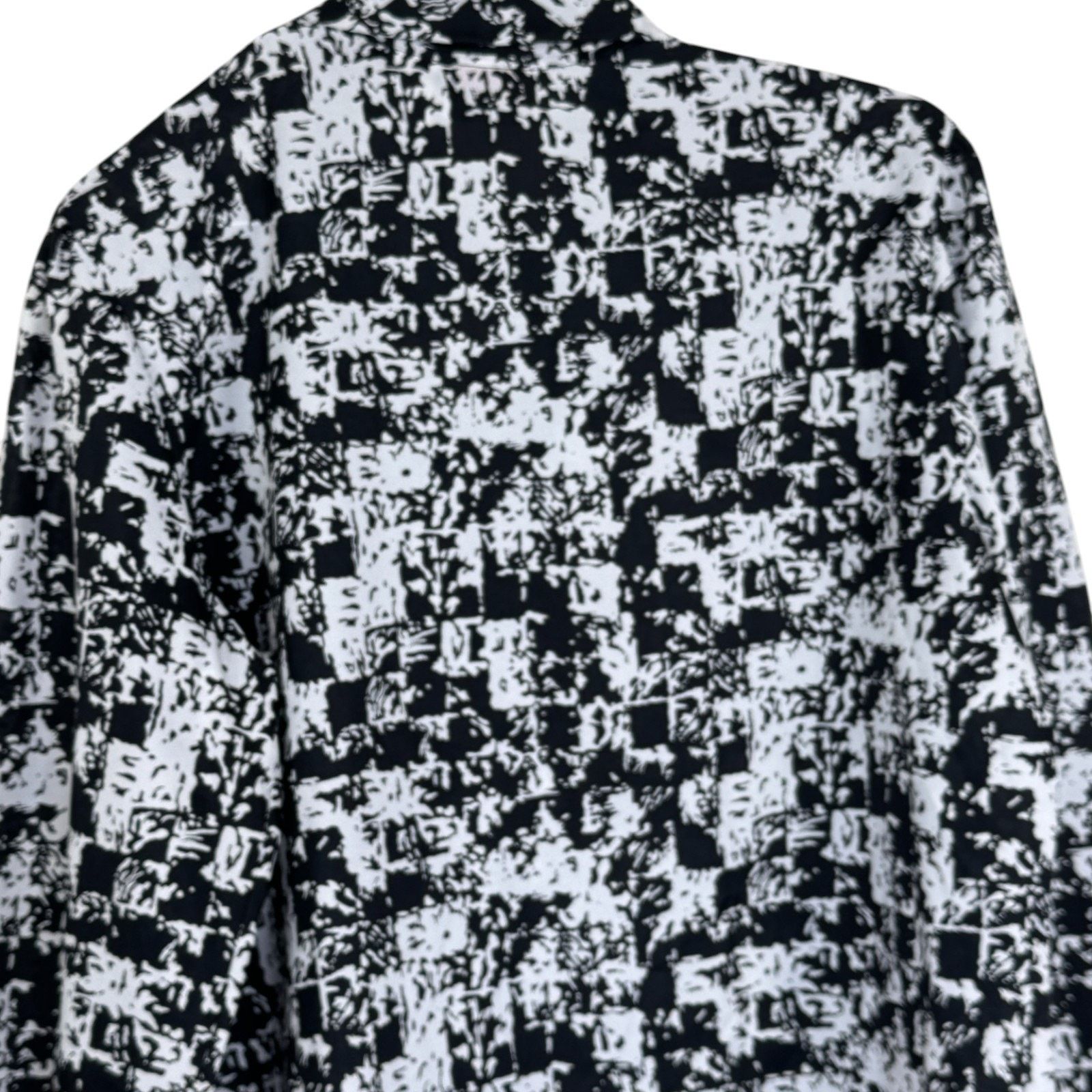 Other Jonquil by Judy Bond Blouse 22W 42 Plus Size Black White Size XXL / US 16-18 / IT 52-54 - 10 Thumbnail