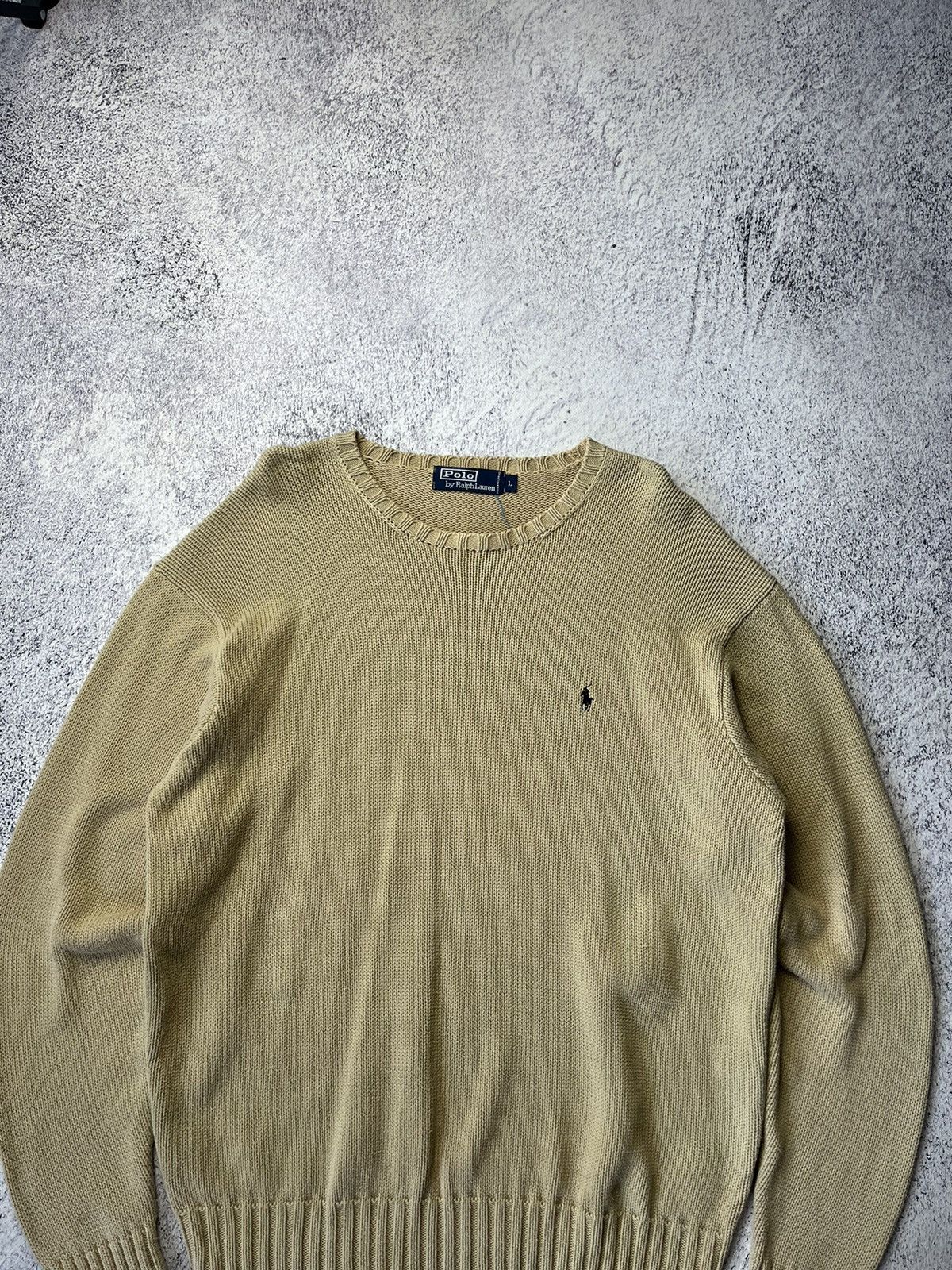 Polo Ralph Lauren Mens Vintage Polo Ralph Lauren knitted Sweater luxury Size US L / EU 52-54 / 3 - 2 Thumbnail