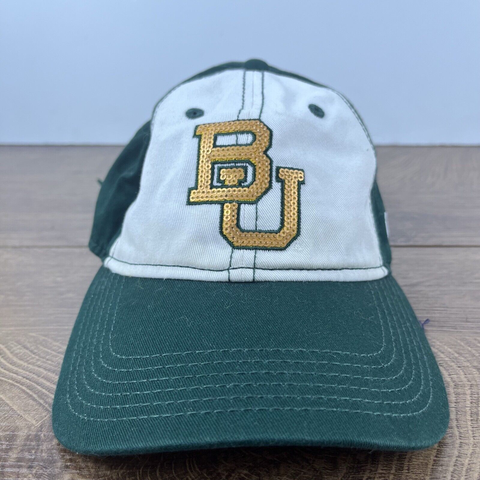 New Era Baylor Bears Hat Baylor New Era 9Twenty White Adjustable Hat Size ONE SIZE - 2 Thumbnail
