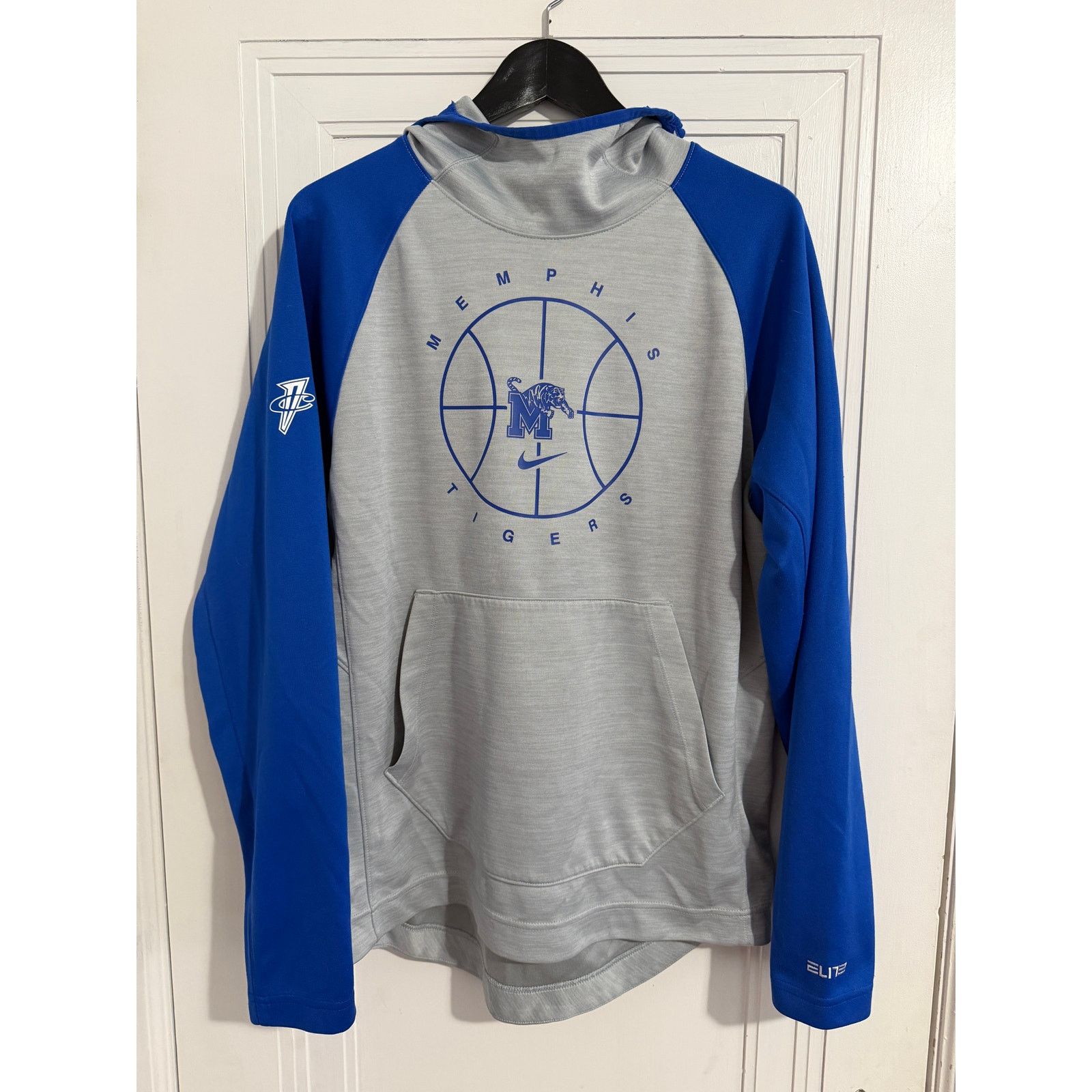 Nike Memphis Tigers Basketball Nike Elite Hoodie Sweatshirt Sz M Size US M / EU 48-50 / 2 - 2 Thumbnail