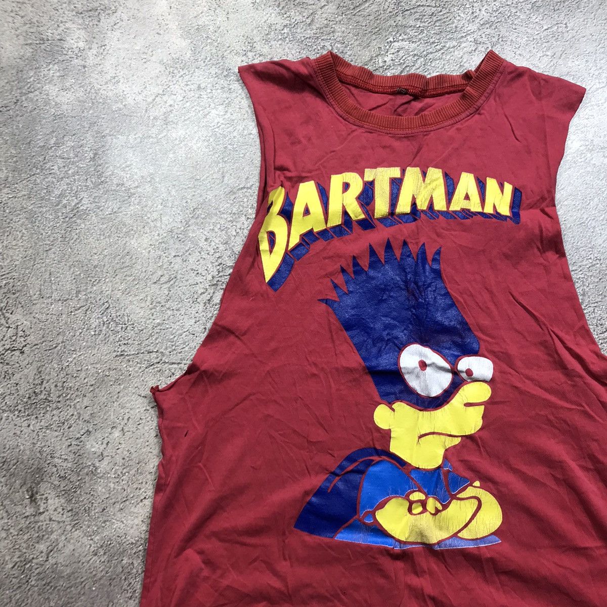 Vintage VINTAGE ADULT TANK-TOP BARTMAN SIMPSON FUNNY Y2K 90s Size US M / EU 48-50 / 2 - 2 Thumbnail