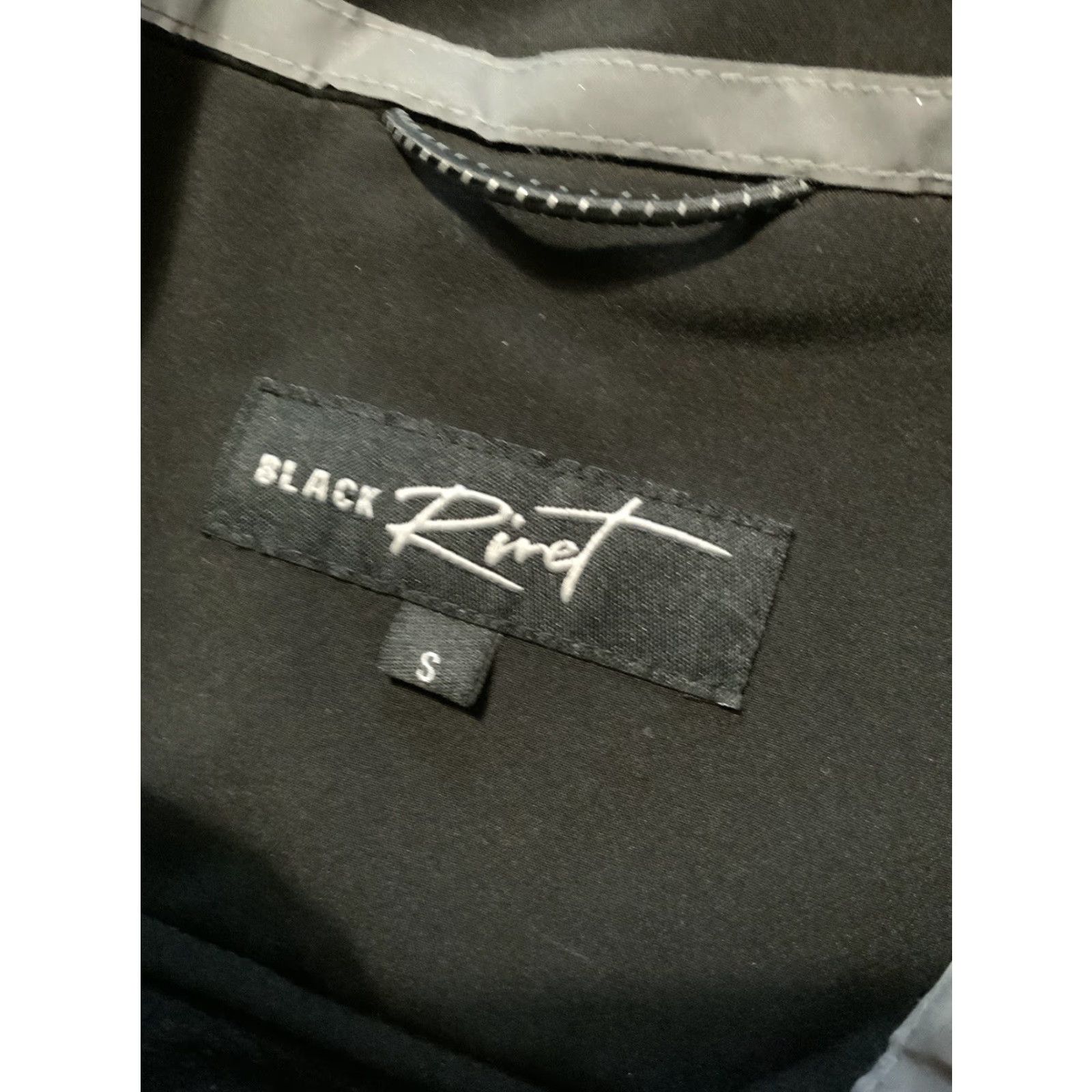 Vintage Black Rivet Softshell Track Jacket Mens Sz. S Full Zip Black Tech Outdoor Travel Size US S / EU 44-46 / 1 - 5 Thumbnail