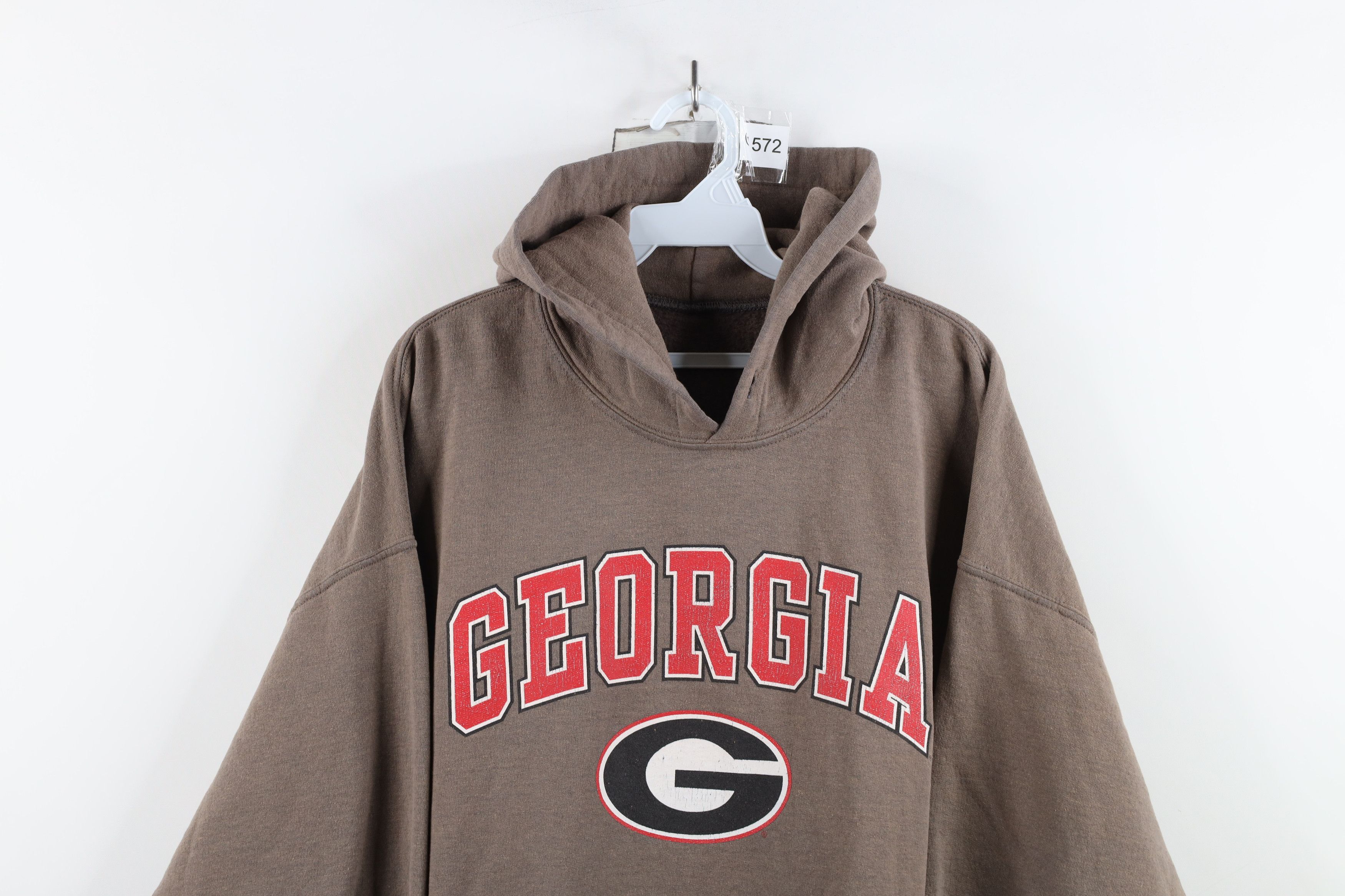 Vintage Vintage 90s Spell University of Georgia Hoodie Sweatshirt Size US XXL / EU 58 / 5 - 2 Thumbnail
