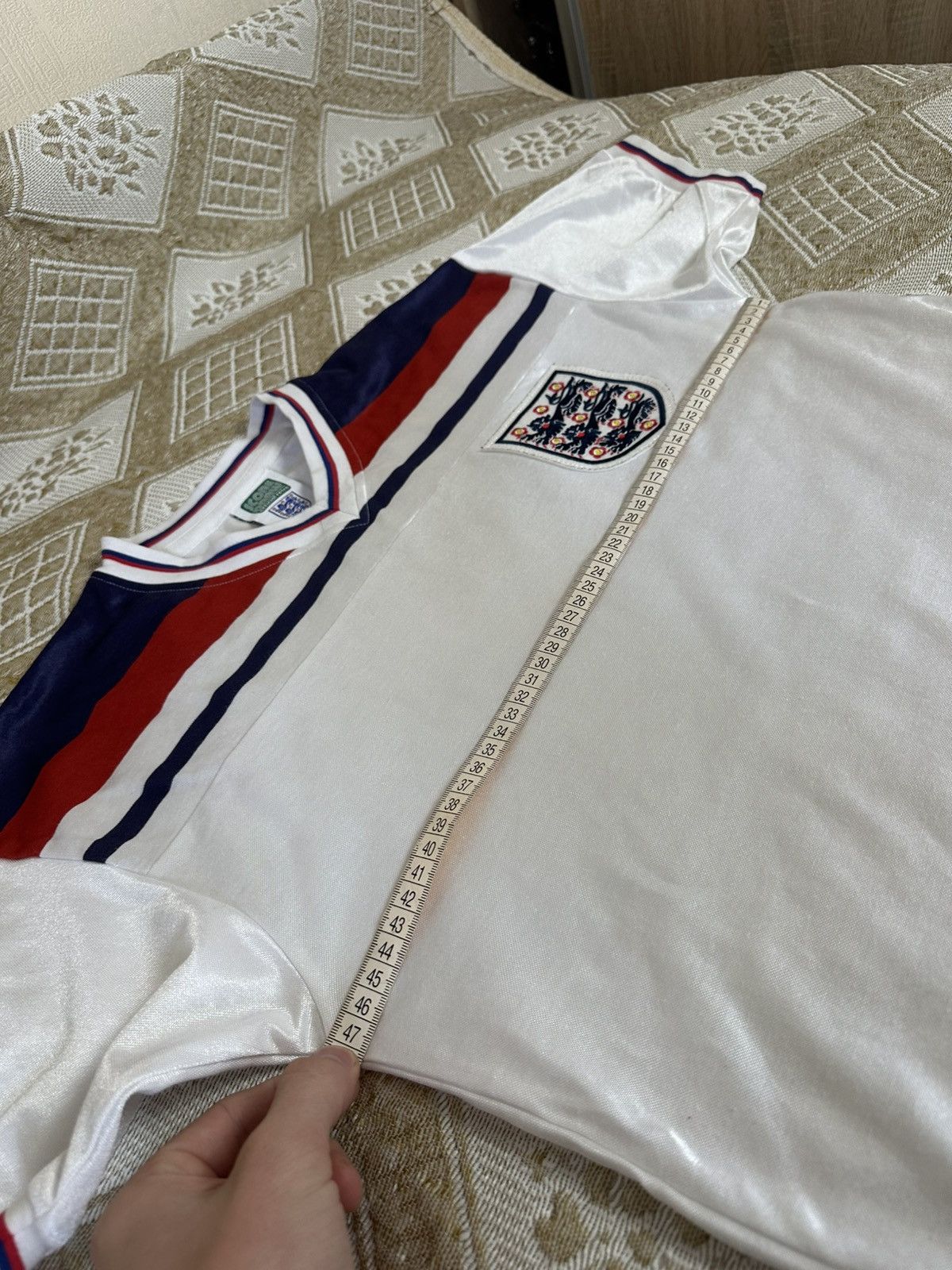 Vintage 🔥 ENGLAND National Team 1980 1983 Soccer Shirt Jersey Rare Size US S / EU 44-46 / 1 - 9 Thumbnail