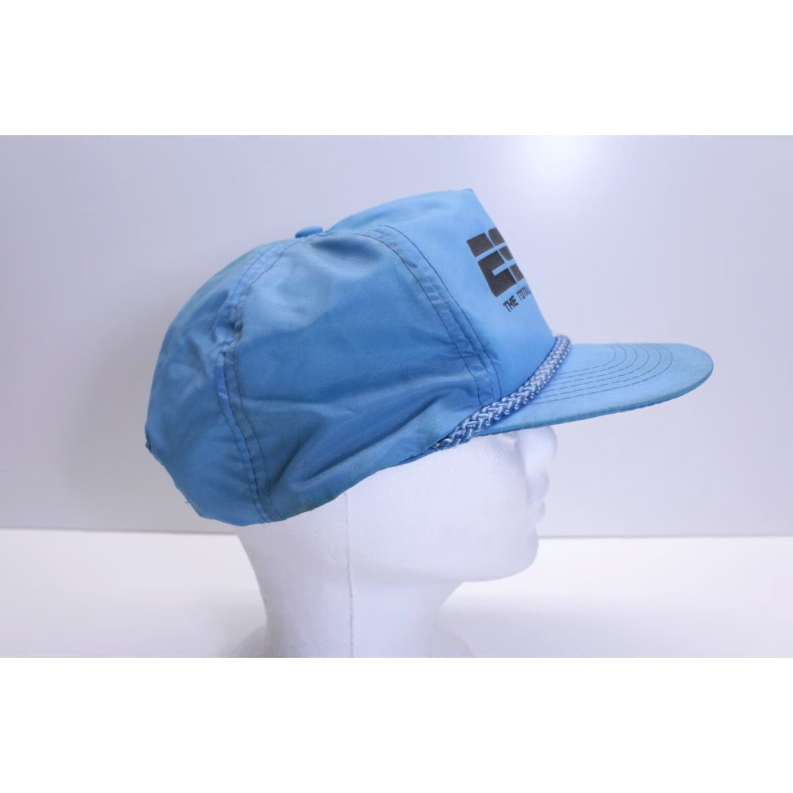 Vintage VINTAGE ESPN The Total Sports Network Blue Rope Bill Snapback Dad Hat Shirt Men One Size Blue Speedway Snapback Adjustable Cap Size ONE SIZE - 3 Thumbnail
