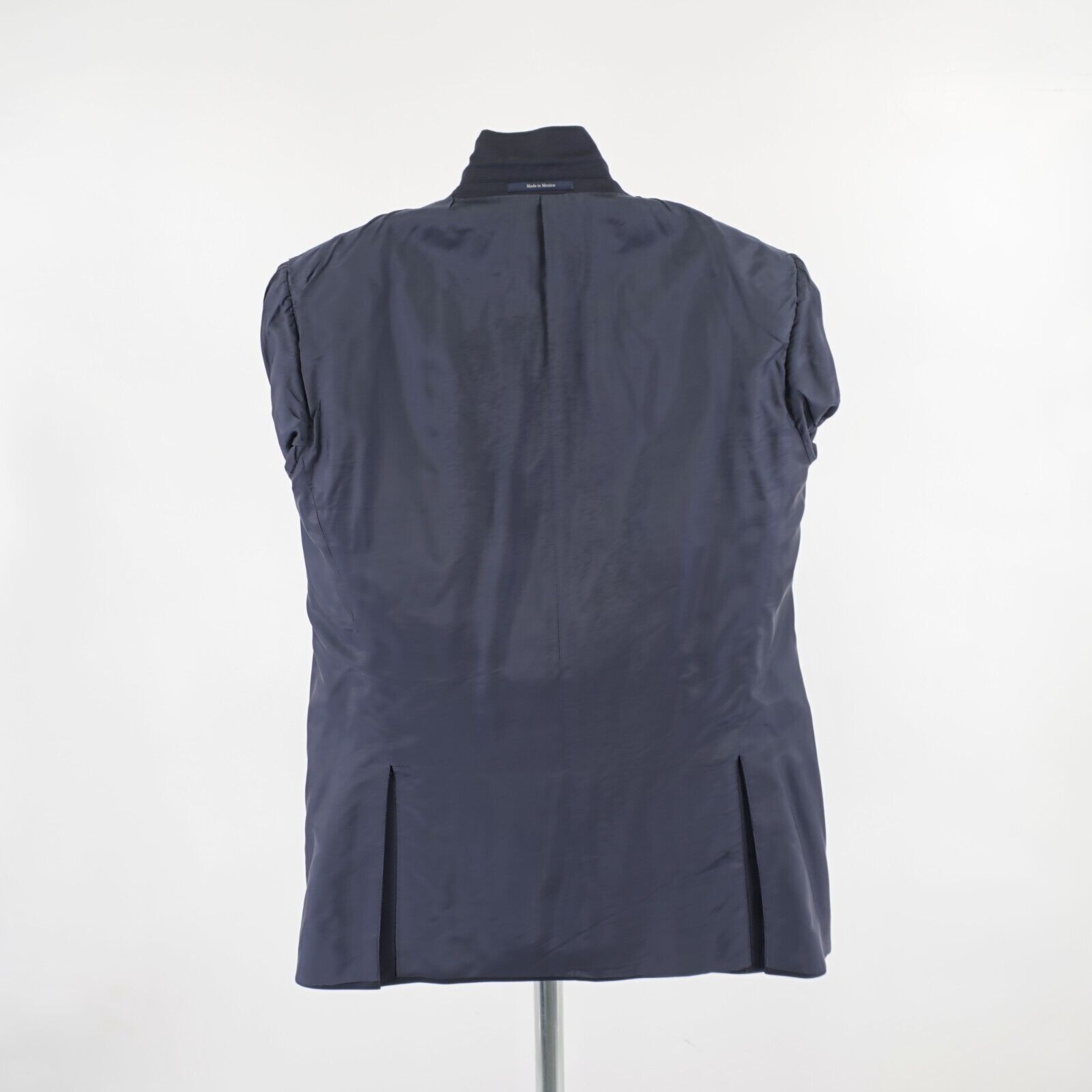 Ermenegildo Zegna Ermenegildo Zegna Thick Textured Wool Blue 2 Button Blazer 4 Size 40R - 14 Thumbnail