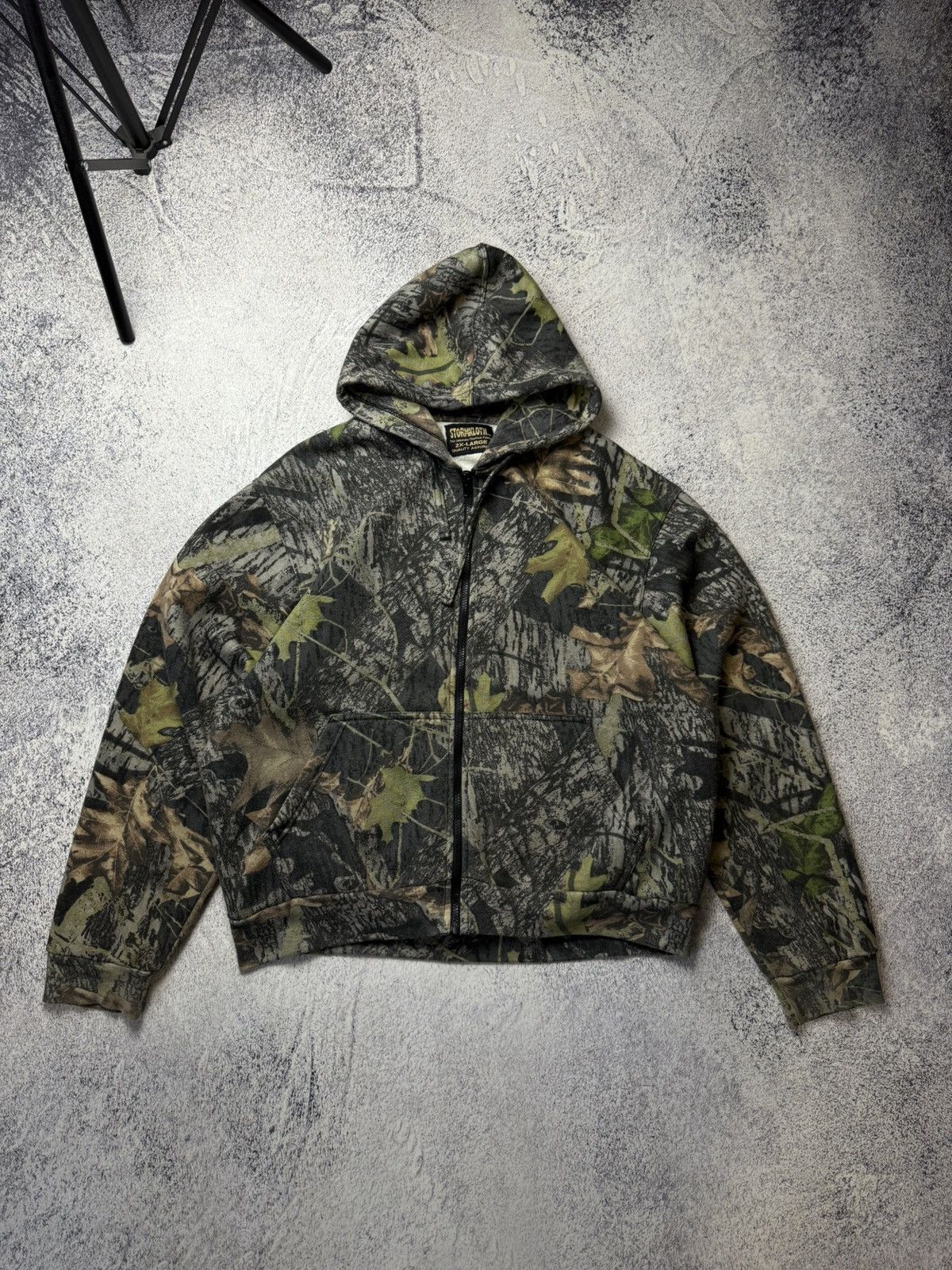 Carhartt Crazy Vintage Y2K Realtree Camo Zip Hoodie Carhartt Style Size US XXL / EU 58 / 5 - 1 Thumbnail
