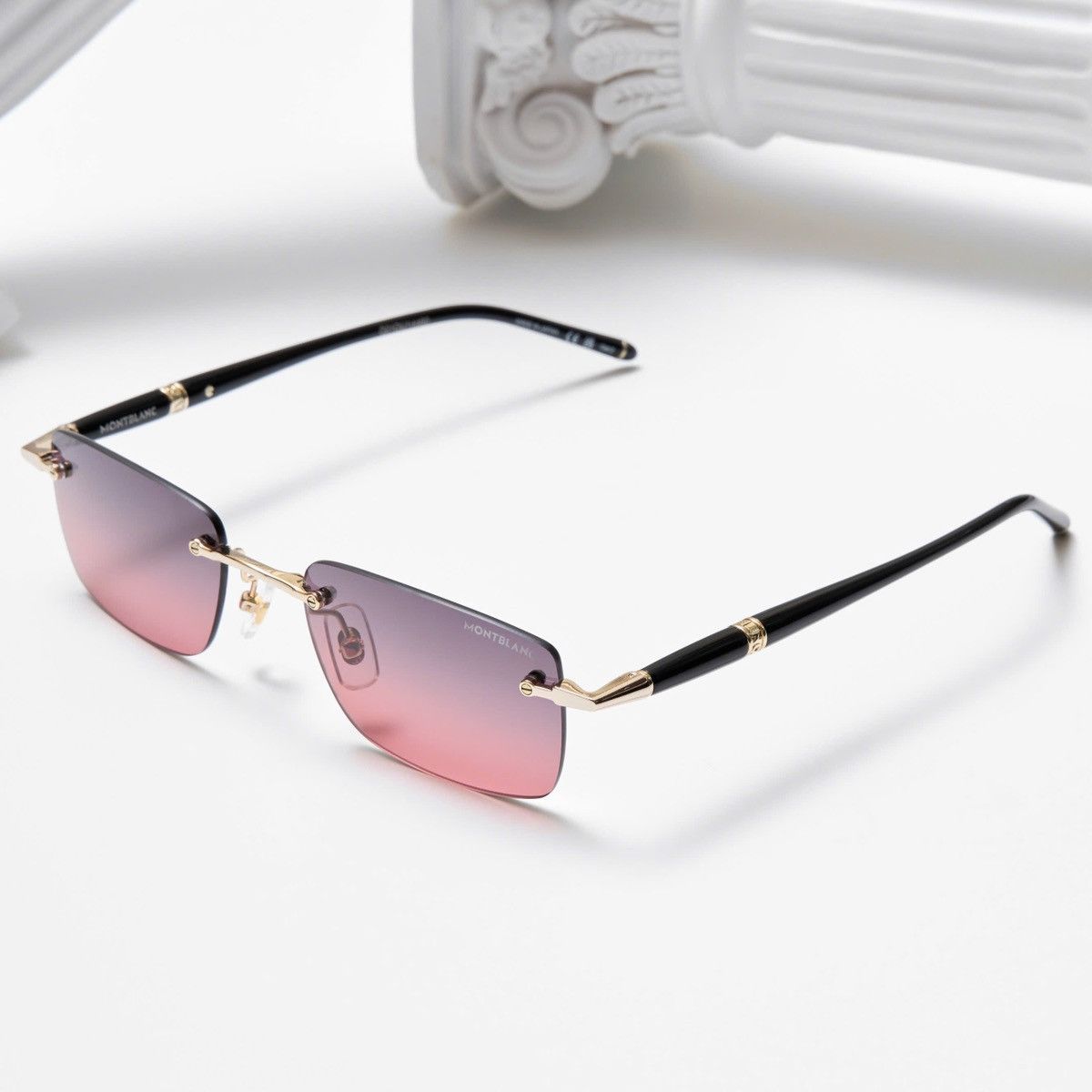 Montblanc MONTBLANC MB0344S 009 SUNGLASSES Size ONE SIZE - 2 Thumbnail