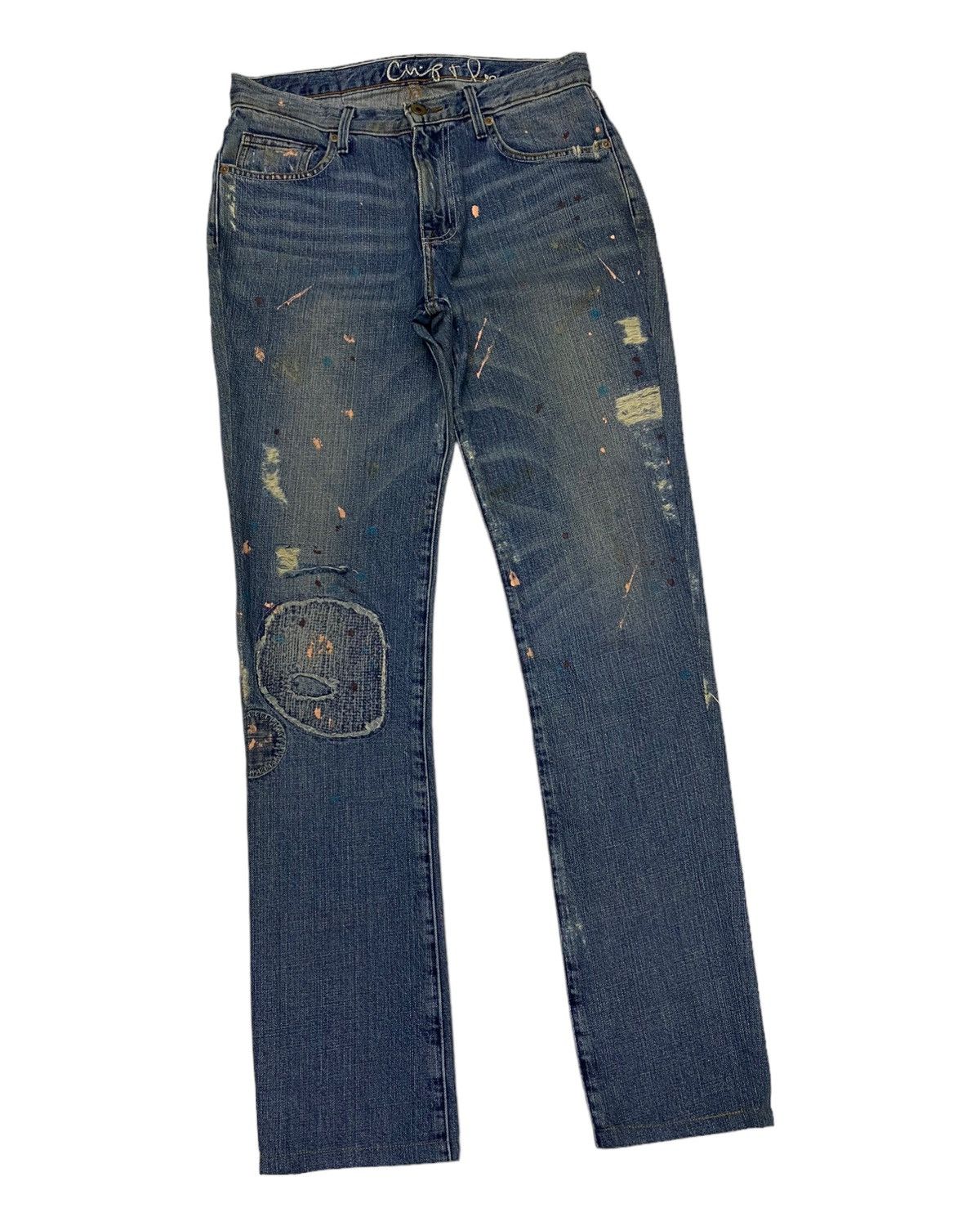If Six Was Nine 🔥CHIP & PEPPER PATCHWORK DISTRESSED DENIM JEANS Size 30" / US 8 / IT 44 - 5 Thumbnail