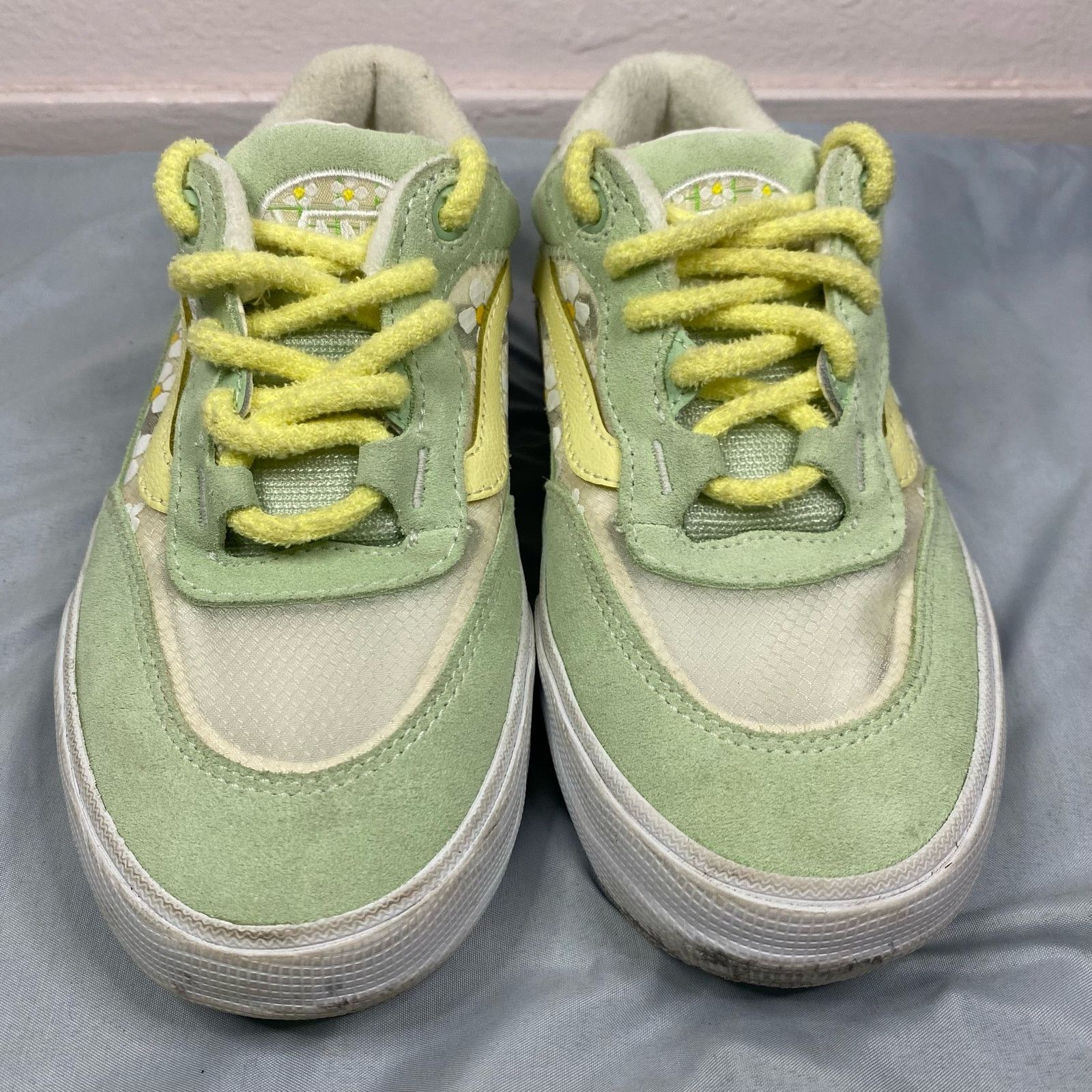 Vans VANS Flower Patterns Womens Plain Logo Low-Top Sneakers 5.5 Size US 5.5 / IT 35.5 - 3 Thumbnail