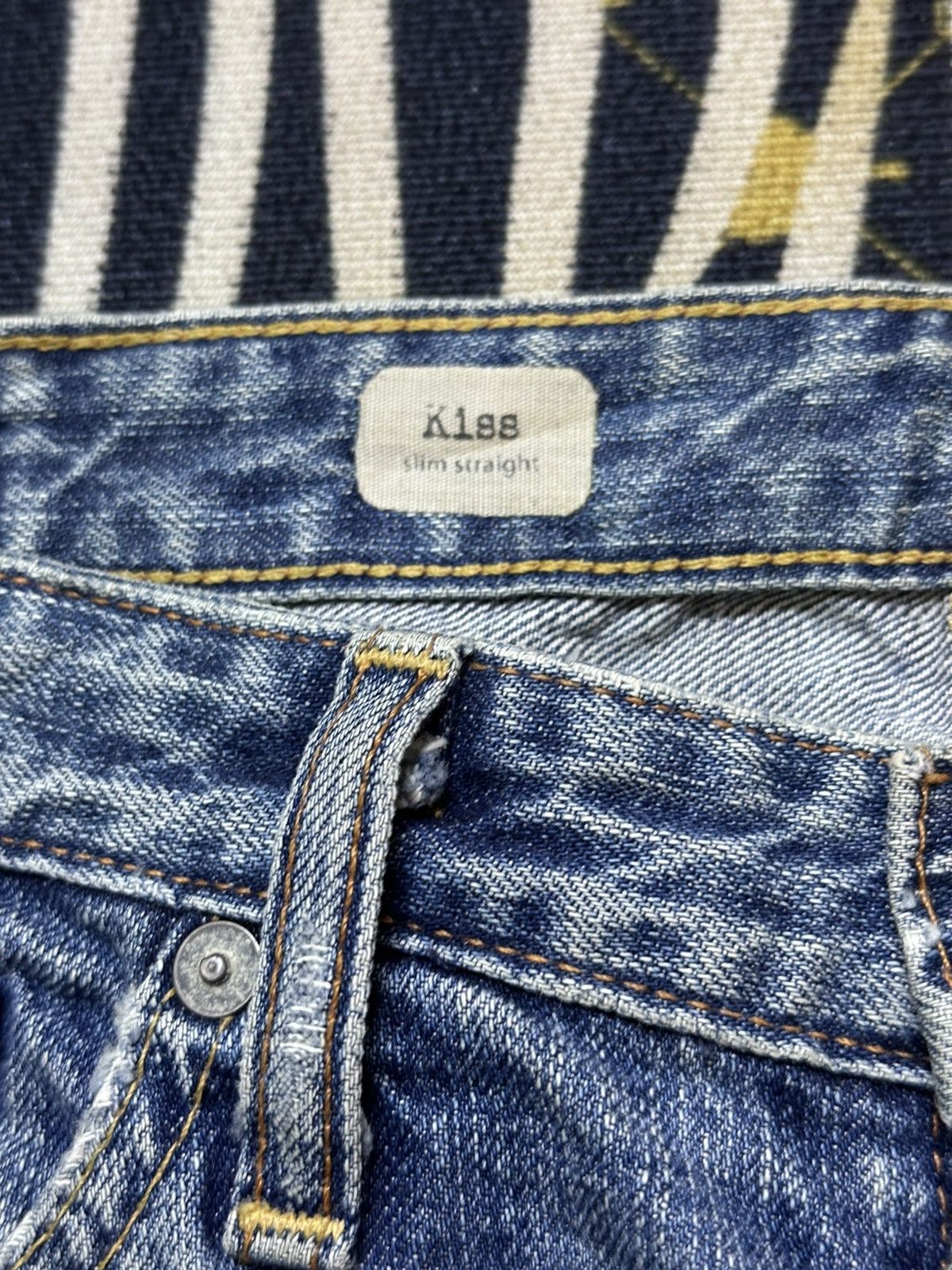 Vintage Adriano Goldschmied Ripped Grunge Distressed Denim