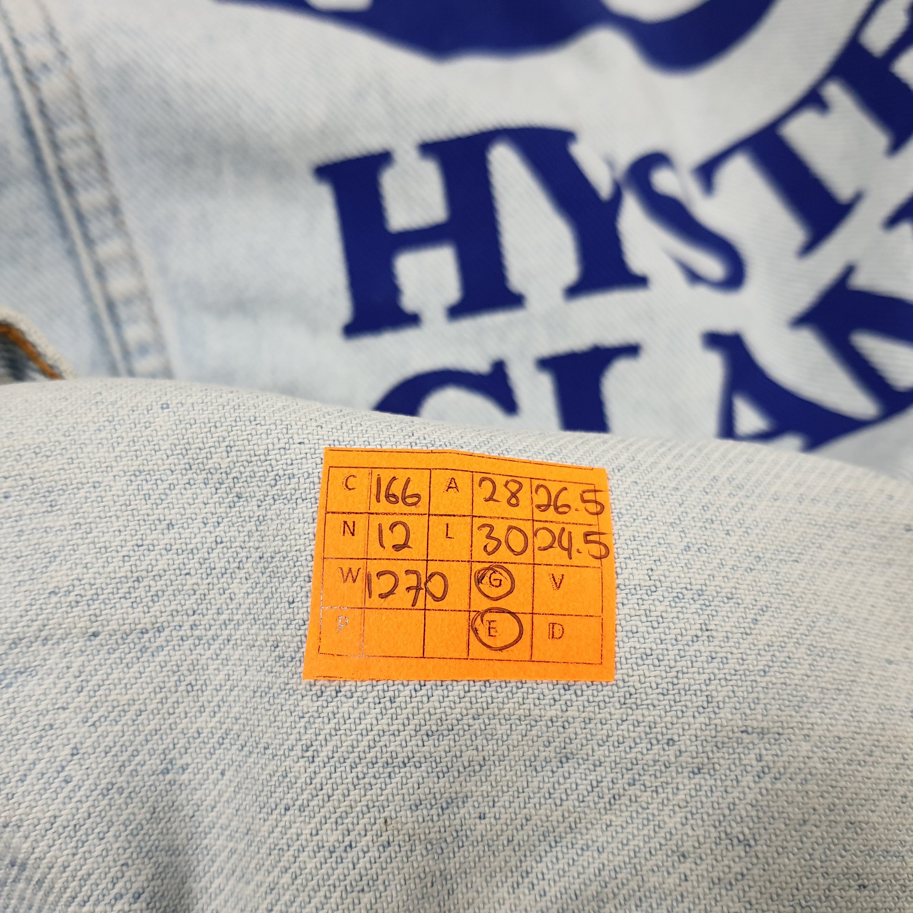 Levi's × Vintage Vintage Levi's Denim Custom Hysteric Glamour Jeans Jacket Size US XXL / EU 58 / 5 - 9 Thumbnail