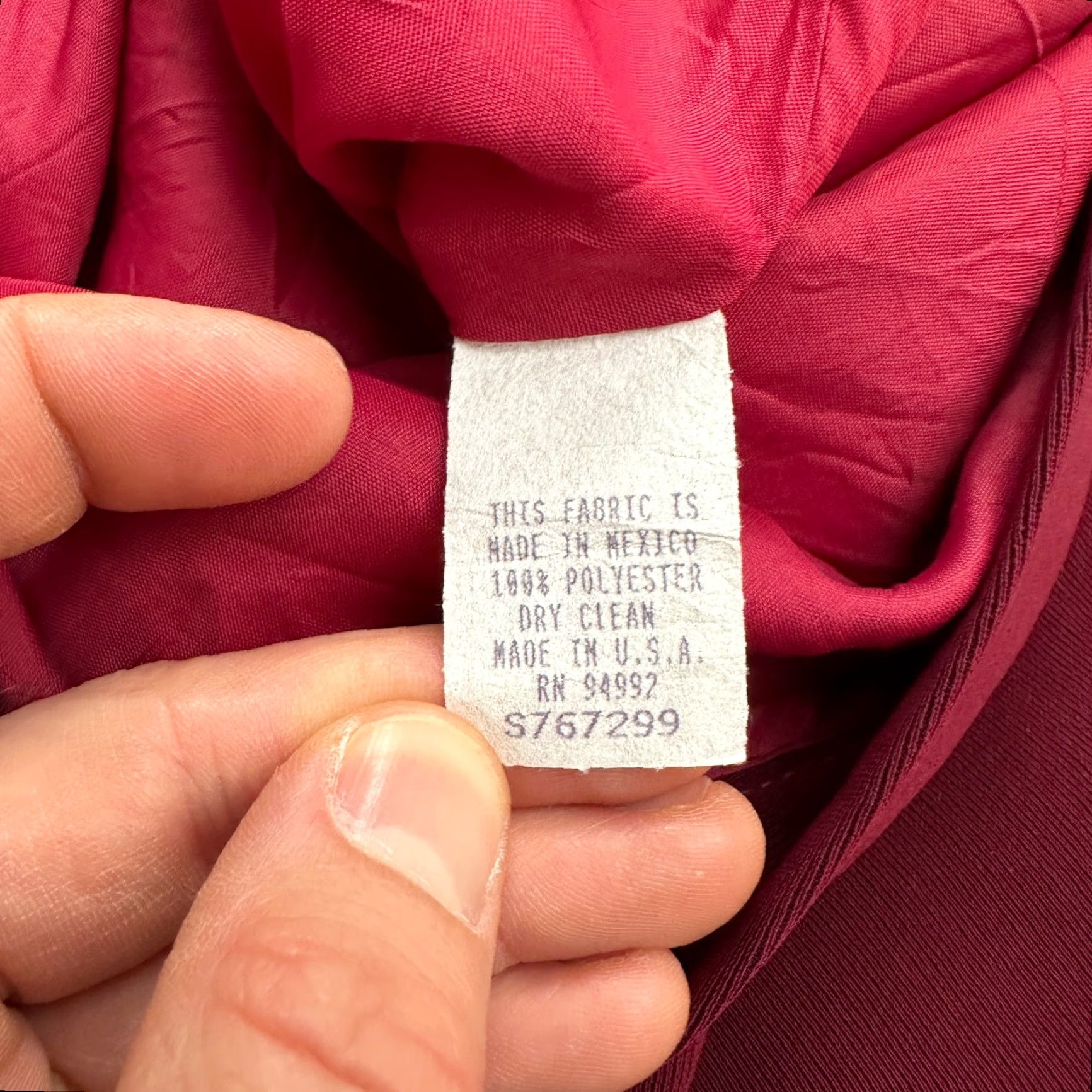 Vintage Barami Skirt Women Midi A-Line 6 Red Solid Lined Workwear Zip 26in Waist 22in Length Barami Women Skirt Size 28" / US 6 / IT 42 - 6 Thumbnail