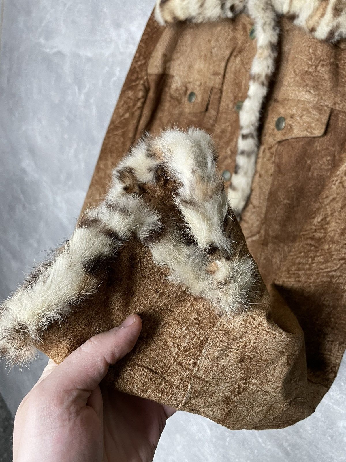 Japanese Brand × Vintage Vintage Y2K Fur Fluffy Stylysh Jacket Size L / US 10 / IT 46 - 4 Thumbnail