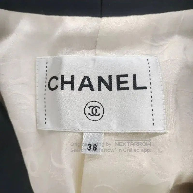 Chanel Chanel White Silk Women's Jacket . Size M / US 6-8 / IT 42-44 - 3 Thumbnail
